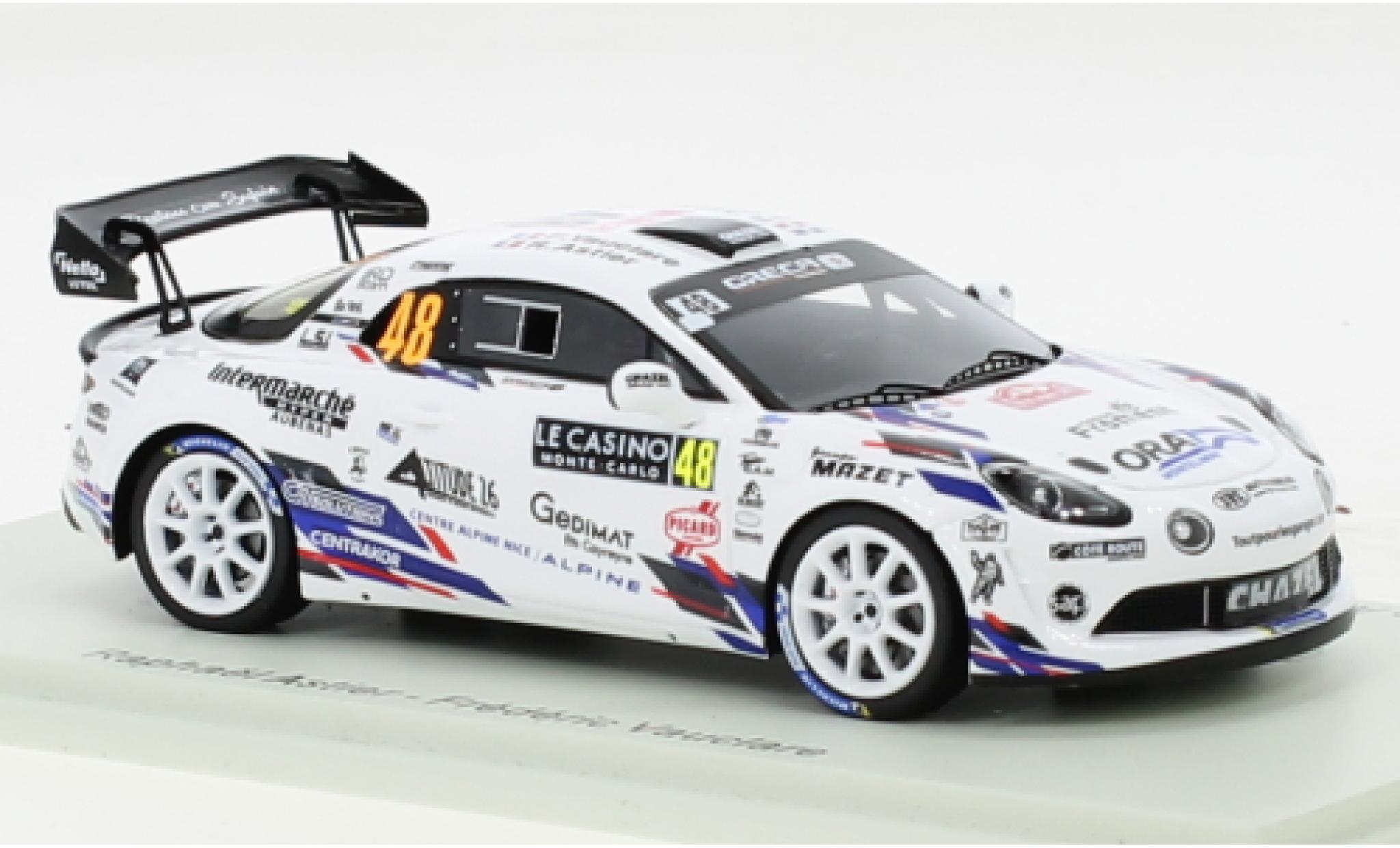Alpine A110 1/43 Spark Rally RGT No.48 Rallye WM Rallye Monte Carlo 2022 modelauto
