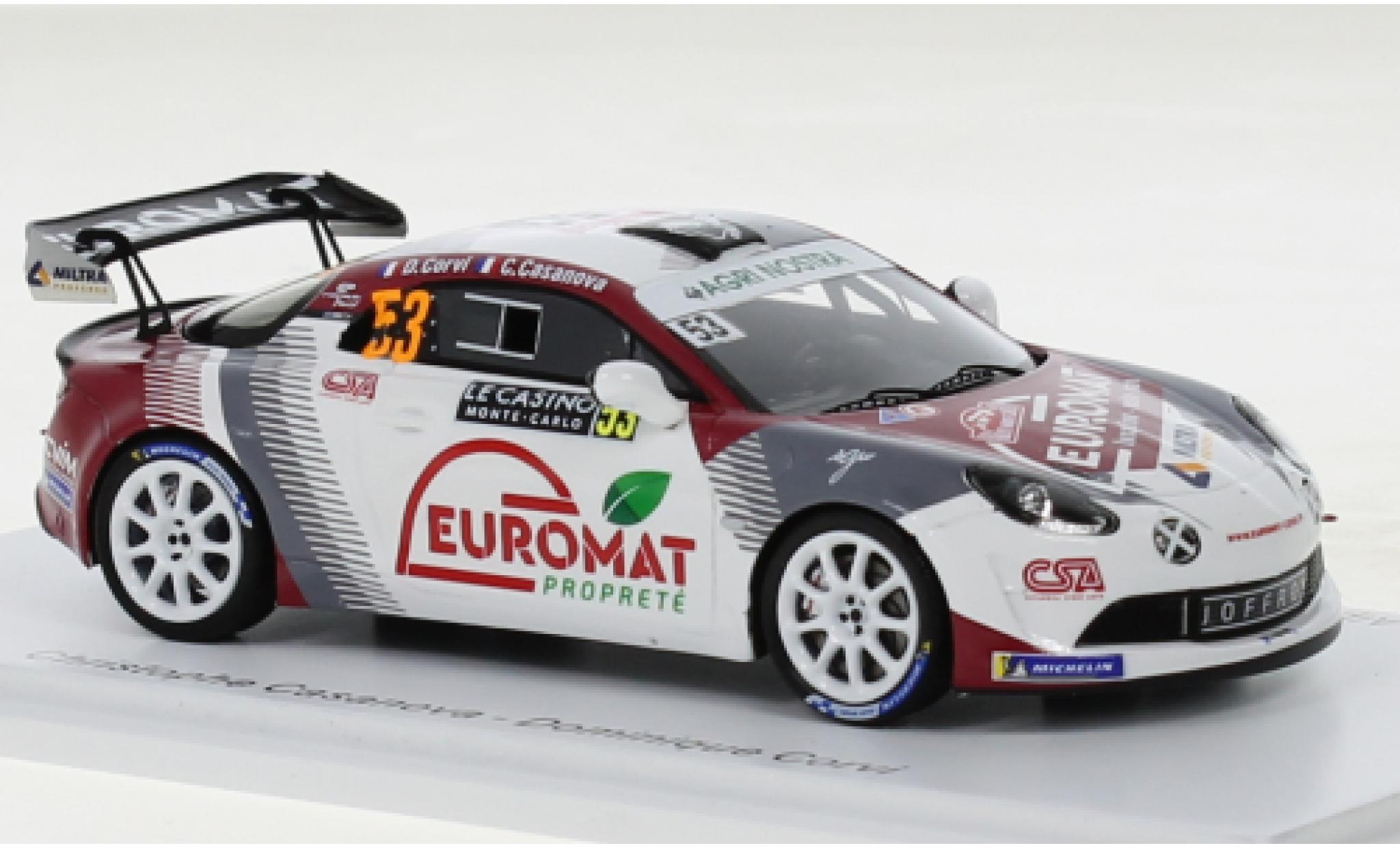 Alpine A110 1/43 Spark Rally RGT No.53 Rallye WM Rallye Monte Carlo 2022 modelauto