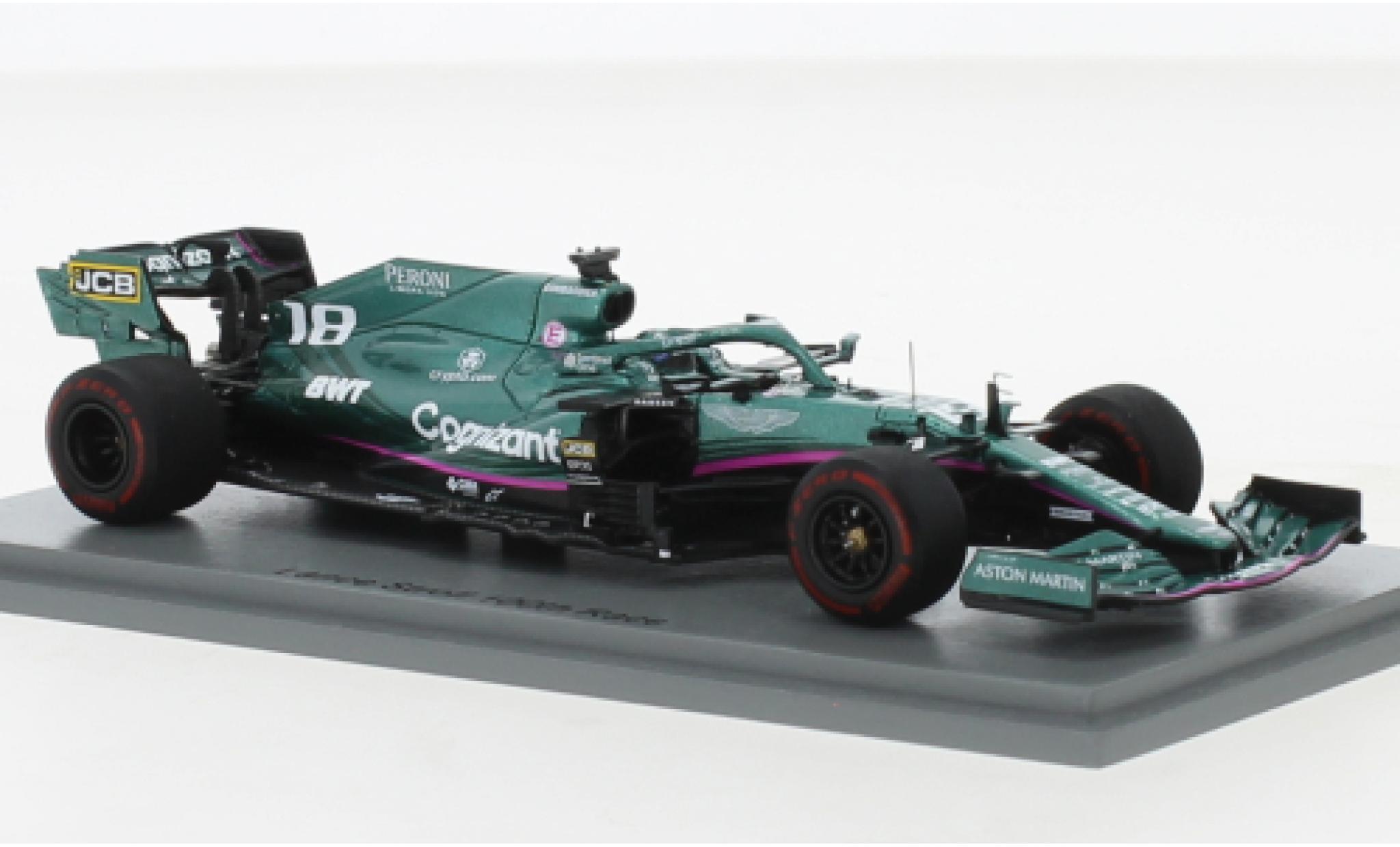 Aston Martin AMR2 1/43 Spark 1 No.18 Cognizant F1 Team Cognizant Formel 1 GP Abu Dhabi 2021 modelauto