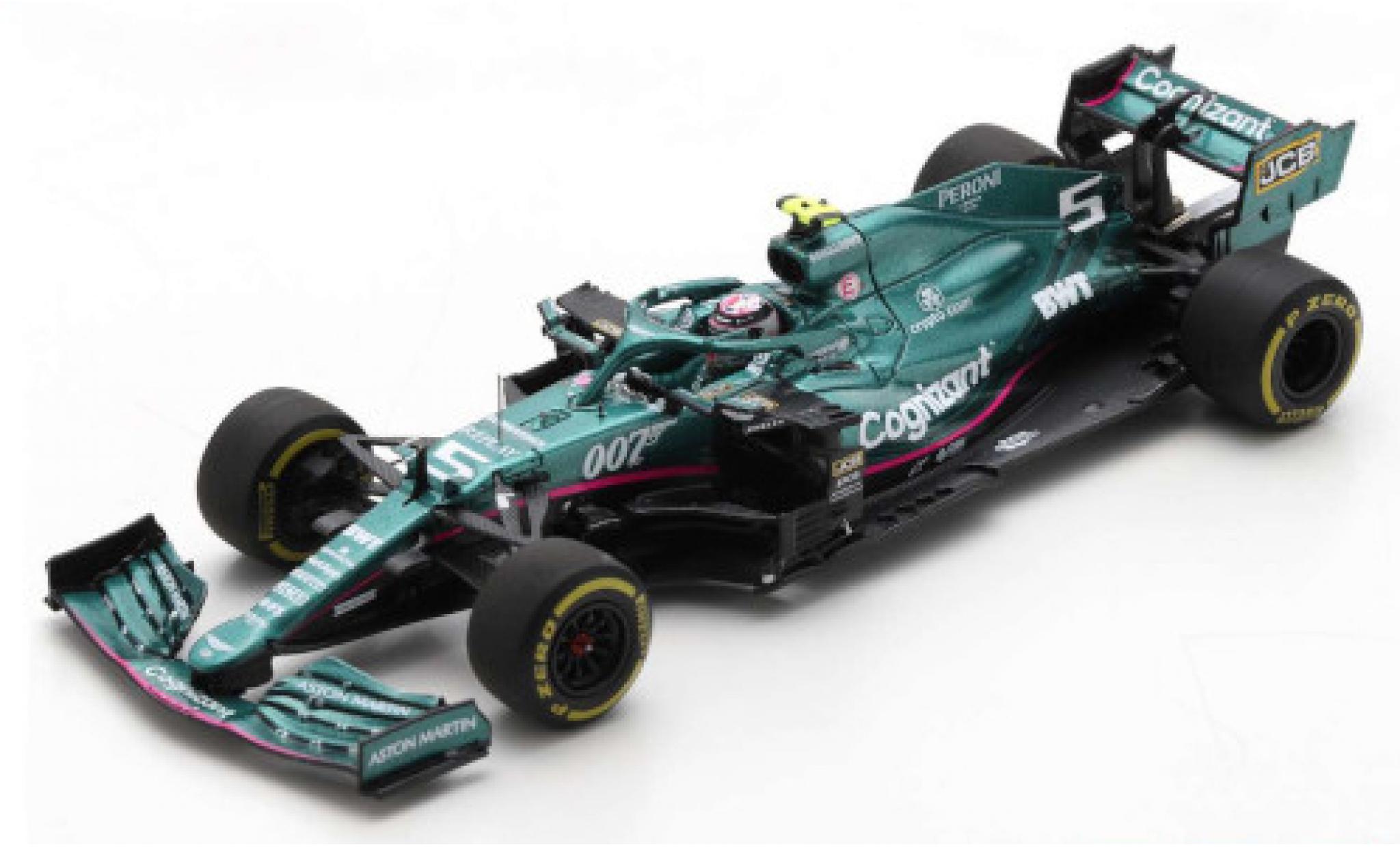 Aston Martin AMR2 1/43 Spark 1 No.5 Cognizant F1 Team Cognizant Formel 1 GP Italien 2021 modelauto