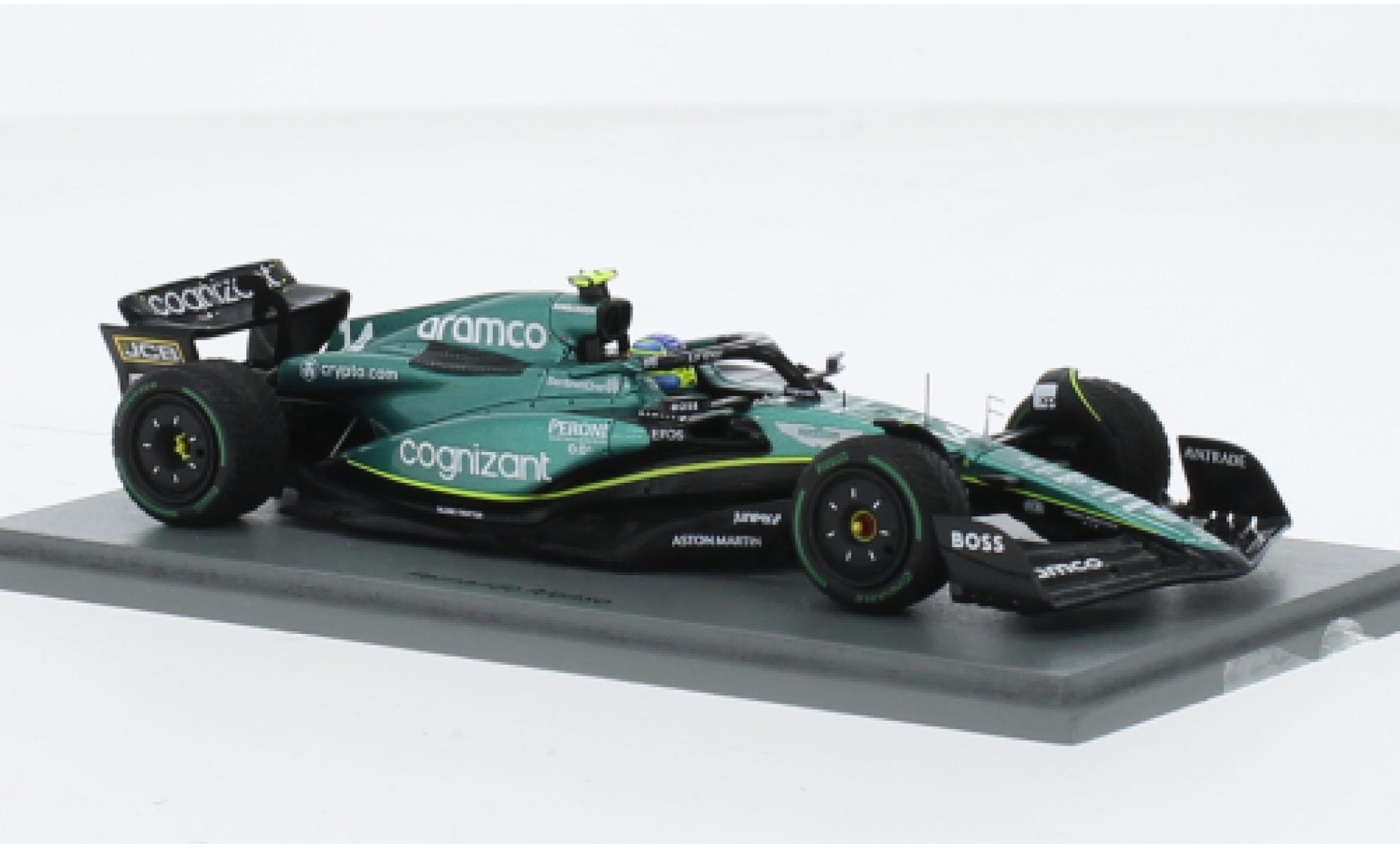 Aston Martin AMR2 1/43 Spark 3 No.14 Aramco Cognizant F1 Team Cognizant formule 1 GP Monaco 2023 modelauto