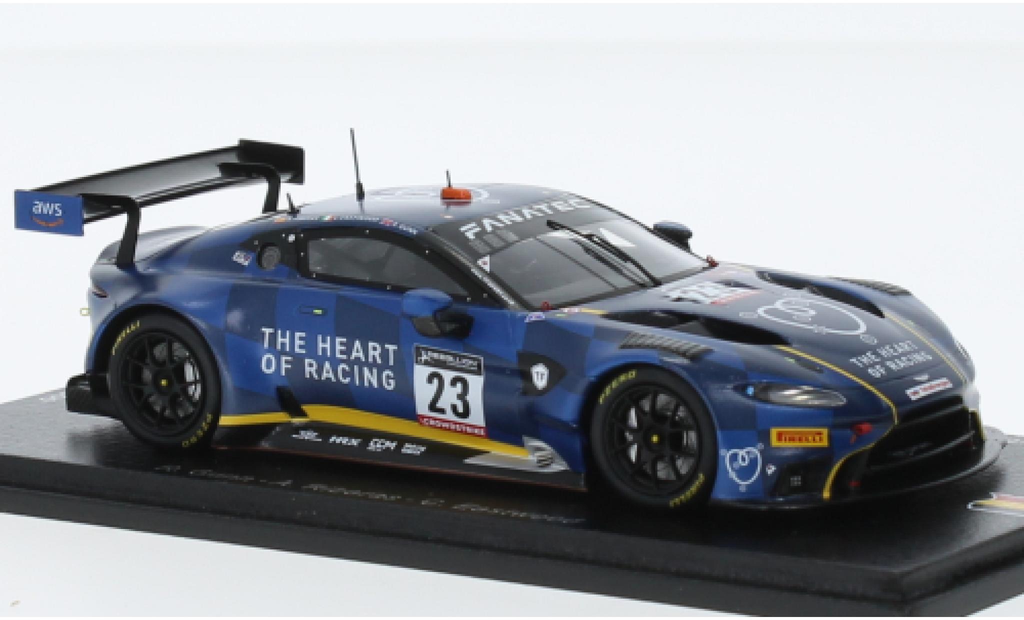 Aston Martin Vantage 1/43 Spark AMR GT3 No.23 Heart Of Racing with TF Sport 24h Spa 2022 modelauto