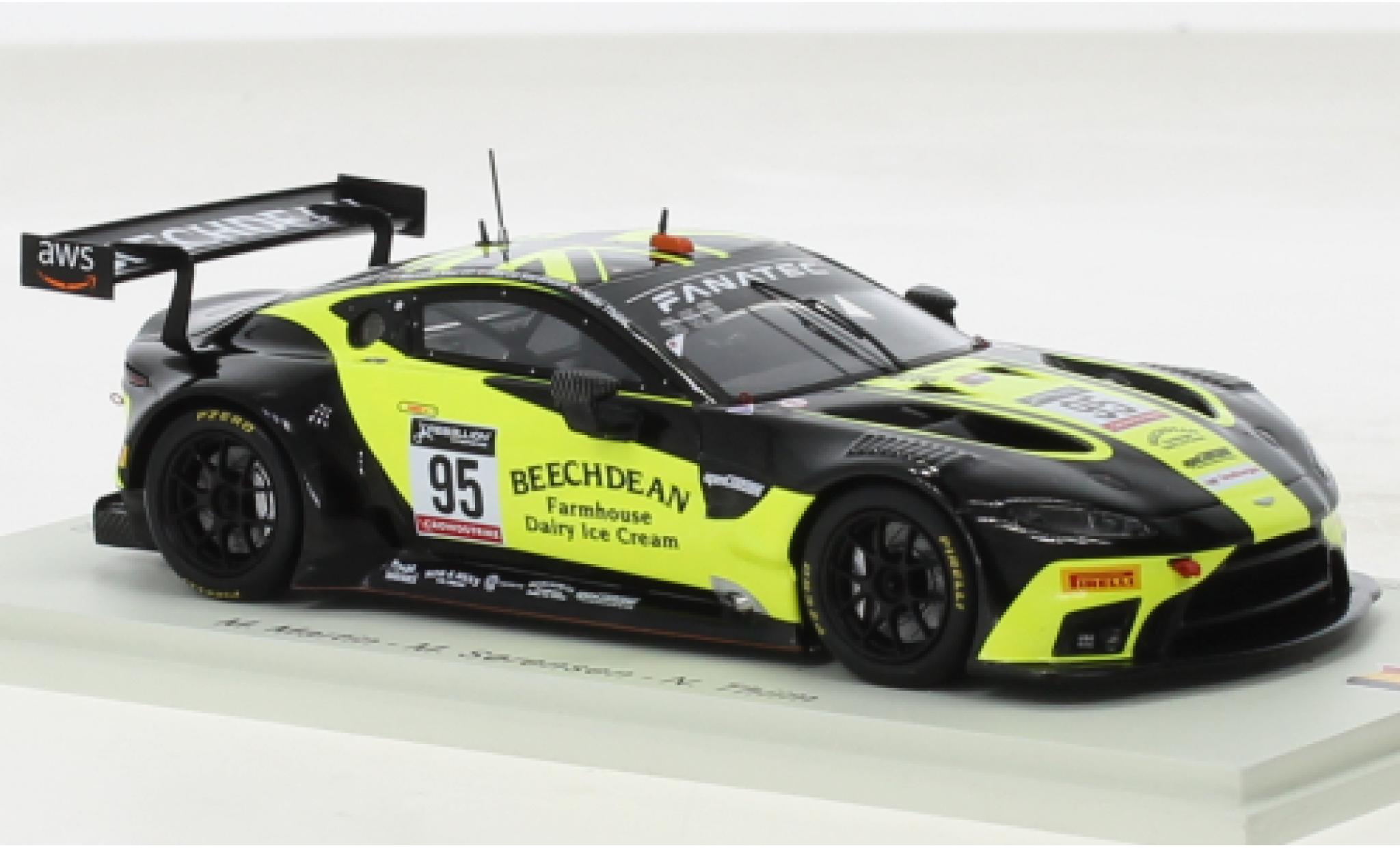 Aston Martin Vantage 1/43 Spark AMR GT3 No.95 Beachdean AMR 24h Spa 2022 modelauto