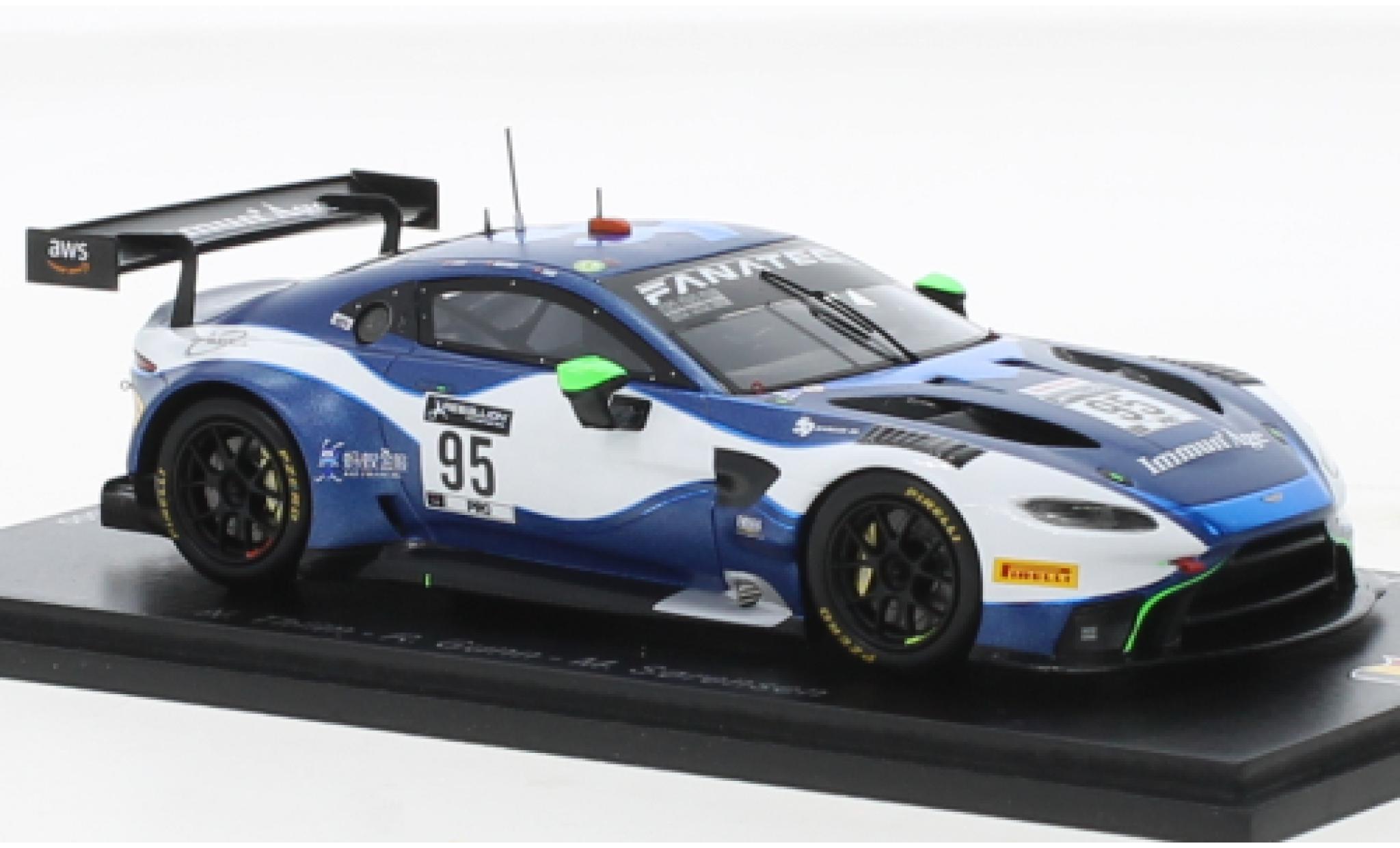Aston Martin Vantage 1/43 Spark AMR GT3 No.95 garage 59 24h Spa 2021 modelauto