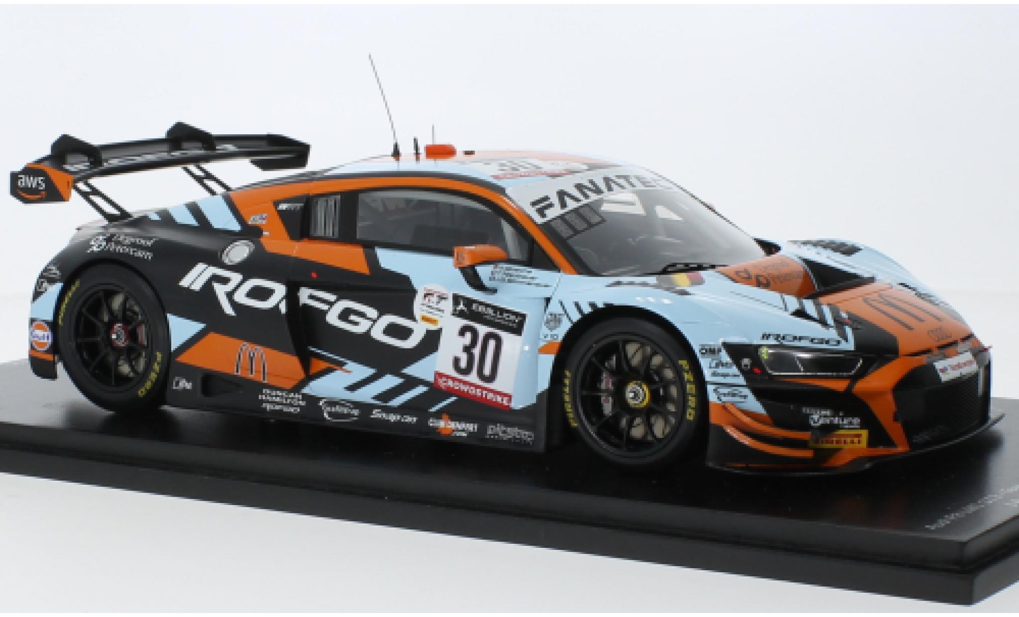 Audi R8 1/18 Spark LMS GT3 No.30 Team WRT 24h Spa 2022 modelauto
