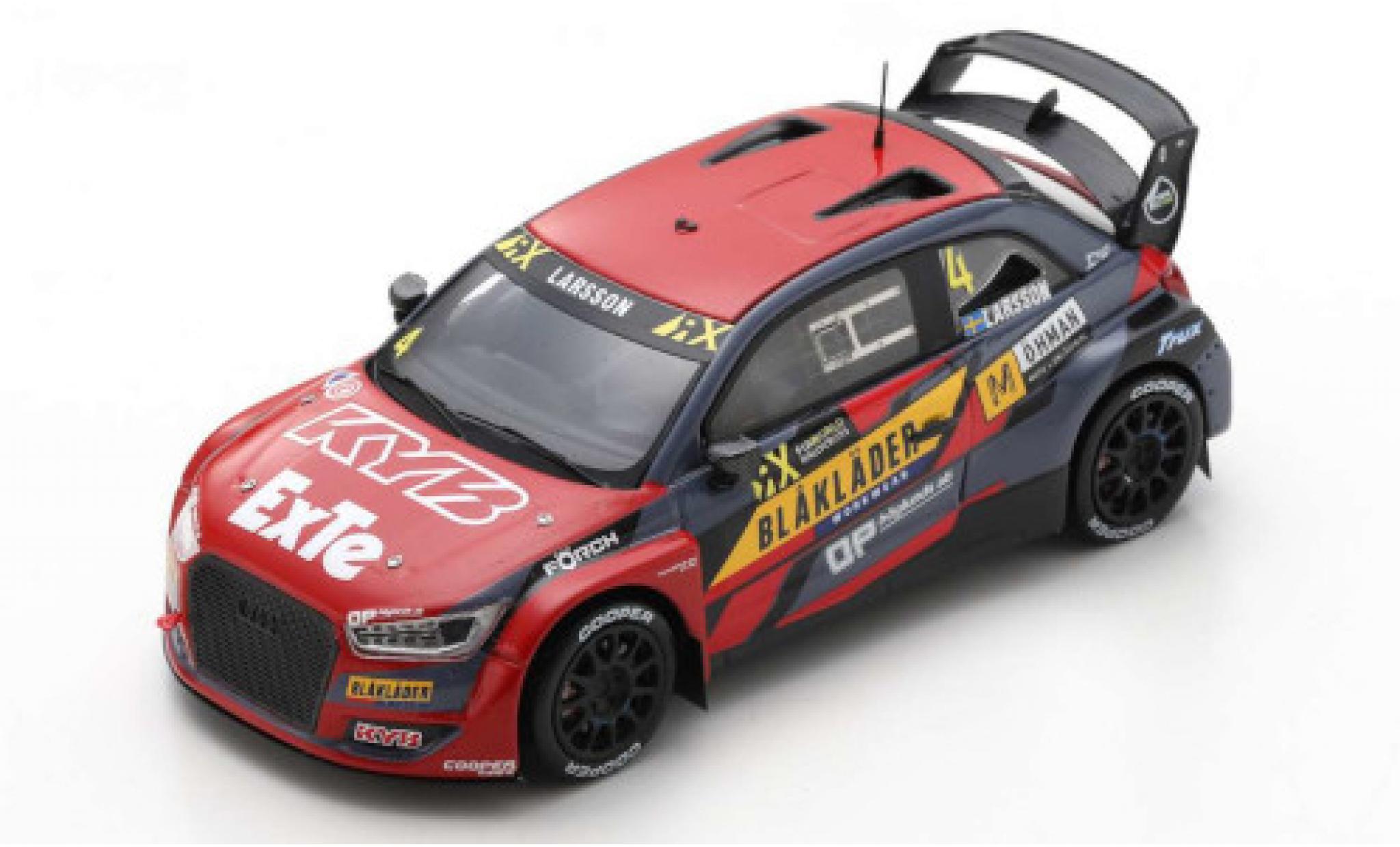 Audi S1 1/43 Spark WRX No.4 KYB Team JC Rallye-Cross WM Lettland 2020 modelauto