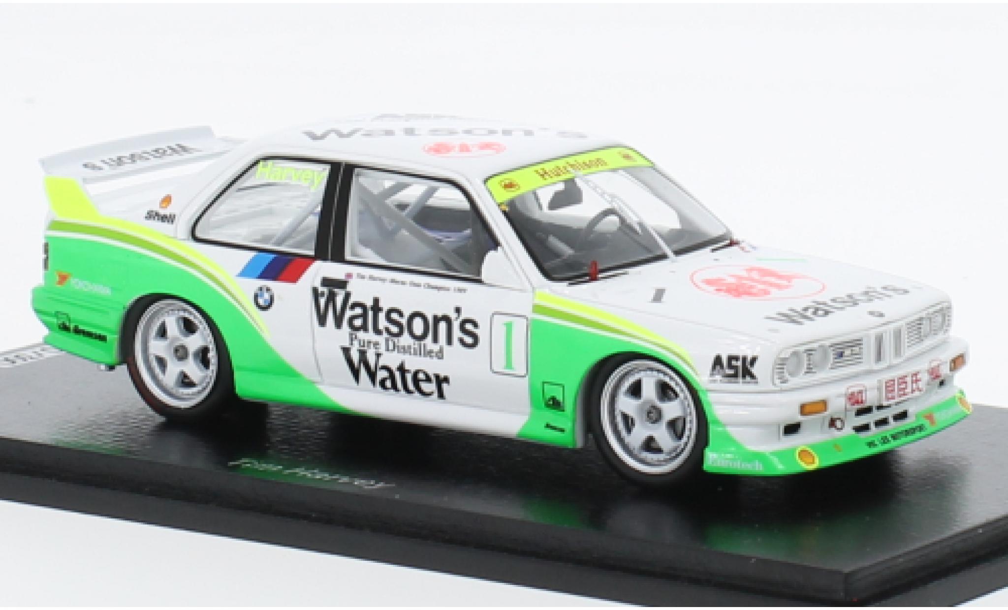 Bmw M3 1/43 Spark (E30) No.1 Watsons Macau Guia Race 1990 modelauto