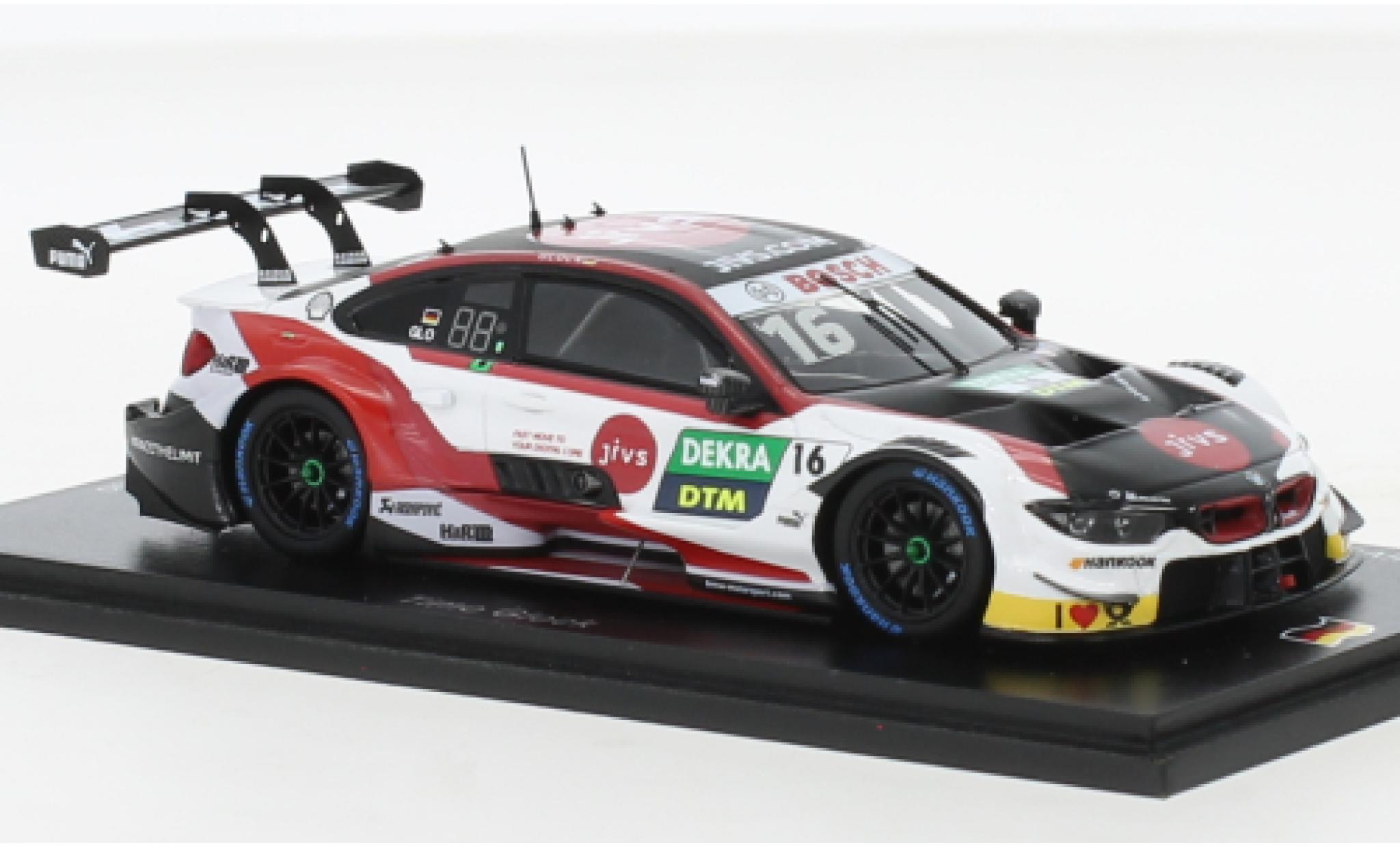 Bmw M4 1/43 Spark DTM No.16 Team RMG JiVS DTM Hockenheim 2019 modelauto