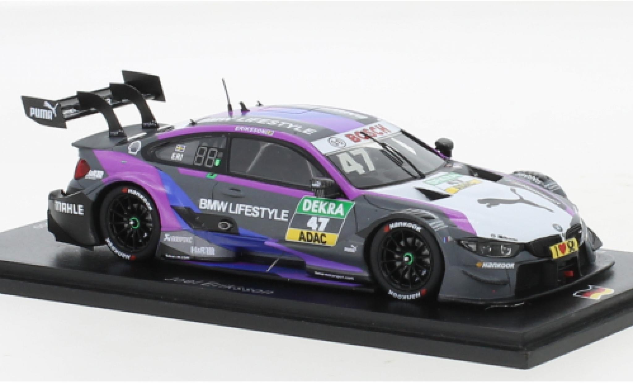 Bmw M4 1/43 Spark DTM No.47 Team RBM Lifestyle DTM Hockenheim 2018 modelauto
