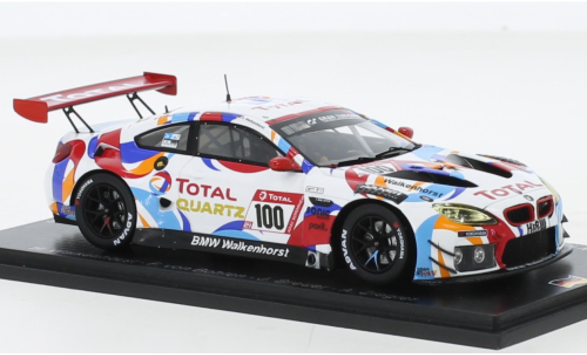 Bmw M6 1/43 Spark GT3 No.100 Walkenhorst Motorsport Total 24h Nuerburgring 2021 modelauto