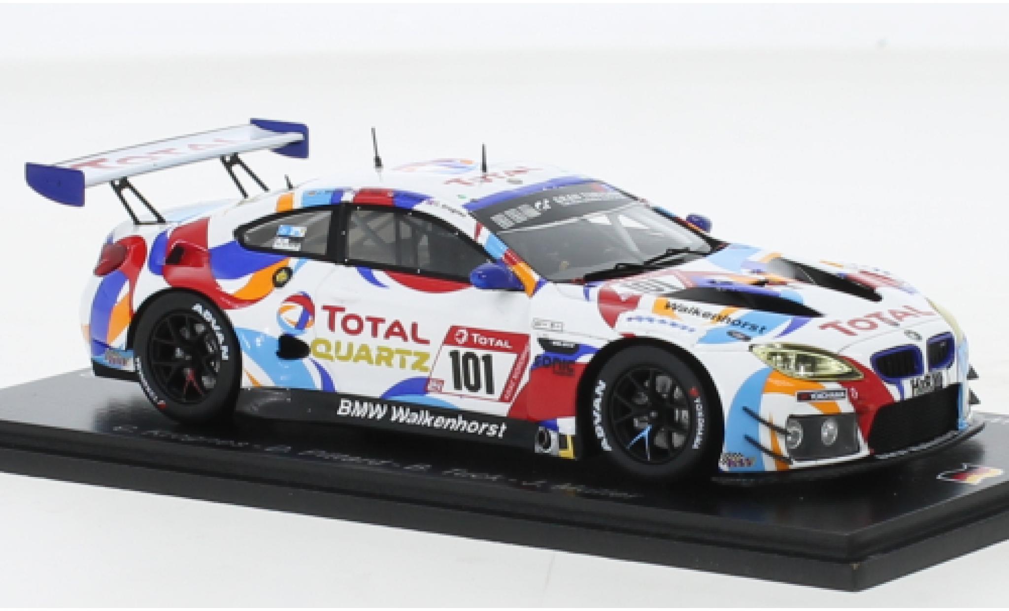 Bmw M6 1/43 Spark GT3 No.101 Walkenhorst Motorsport Total 24h Nuerburgring 2021 modelauto