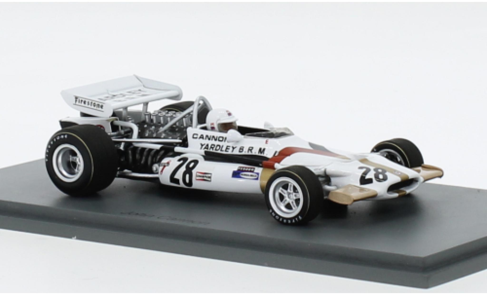 Brm P153 1/43 Spark BRM No.28 formule 1 GP USA 1971 modelauto