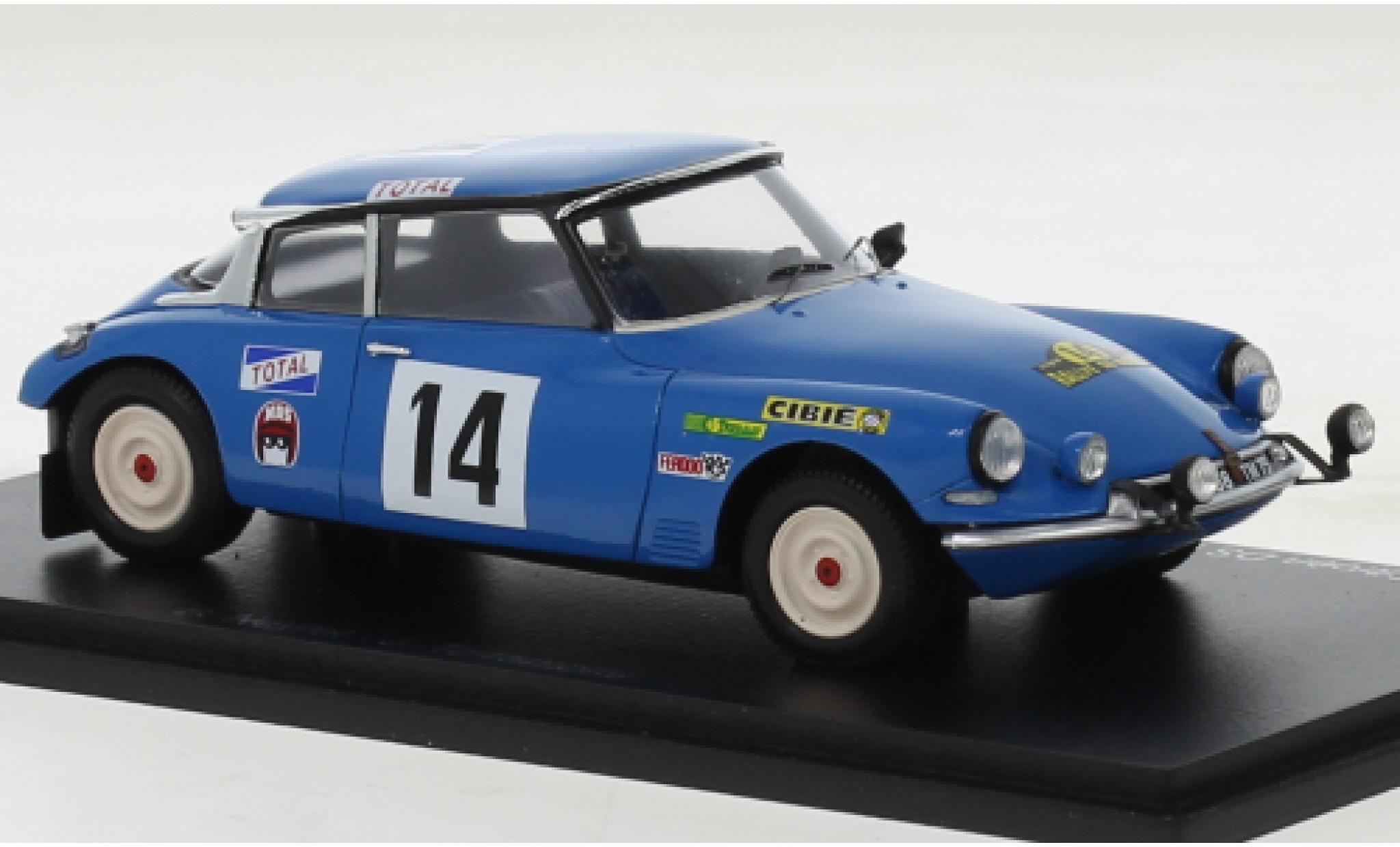 Citroen DS 1/43 Spark 21 Proodo No.14 Rallye Marokko 1969 modelauto