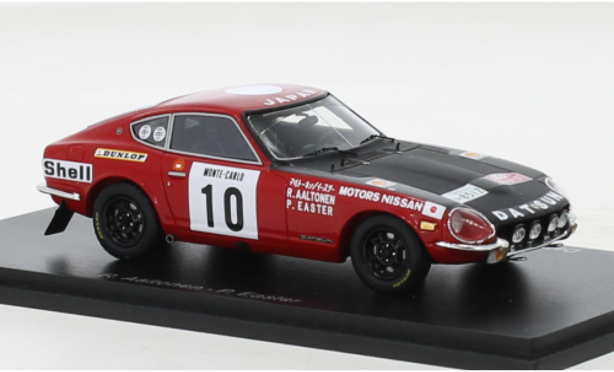 Datsun 240Z 1/43 Spark No.10 Rallye WM Rallye Monte Carlo 1973 modelauto