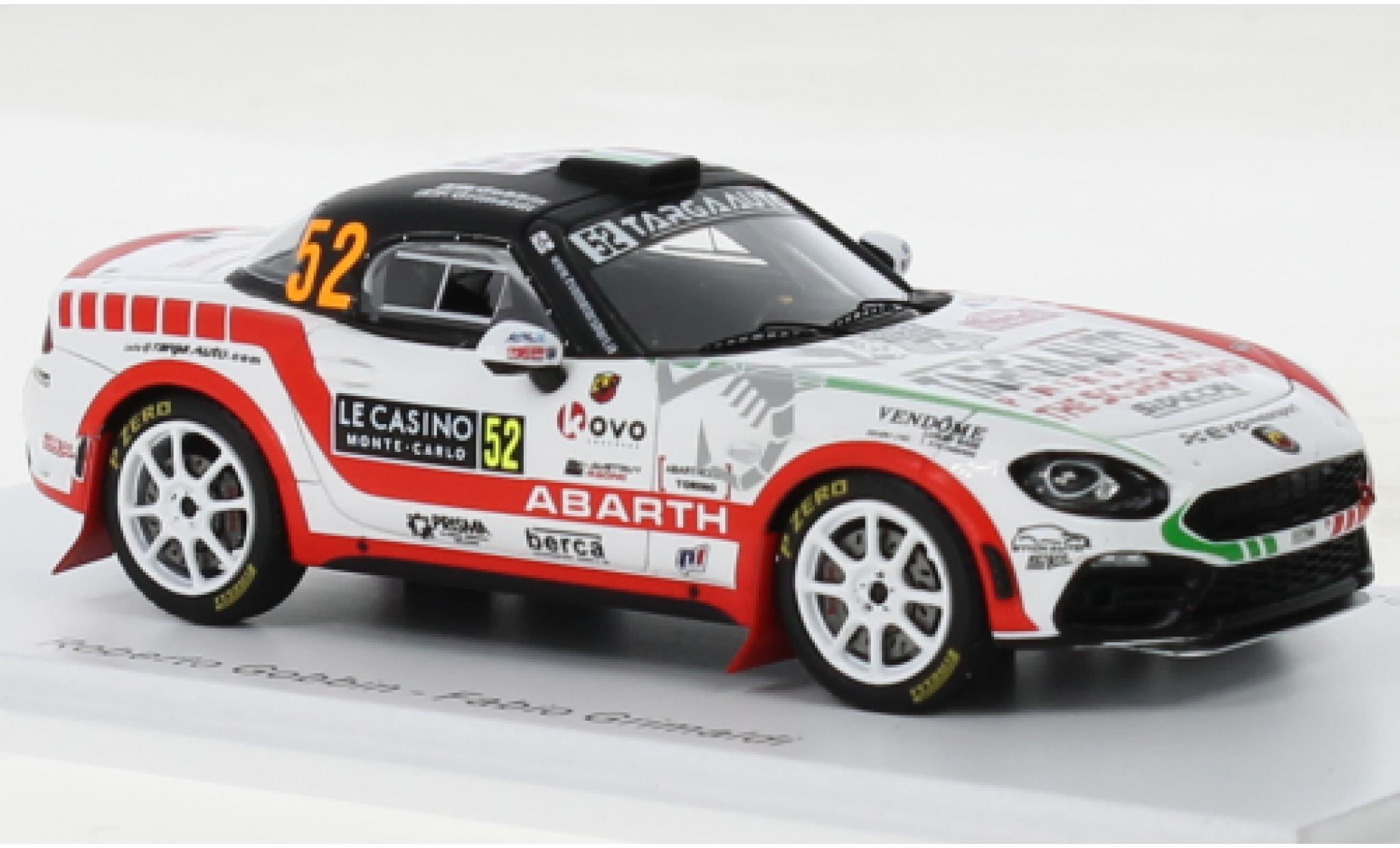 Fiat 124 1/43 Spark Rally RGT No.52 Rallye WM Rallye Monte Carlo 2022 modelauto