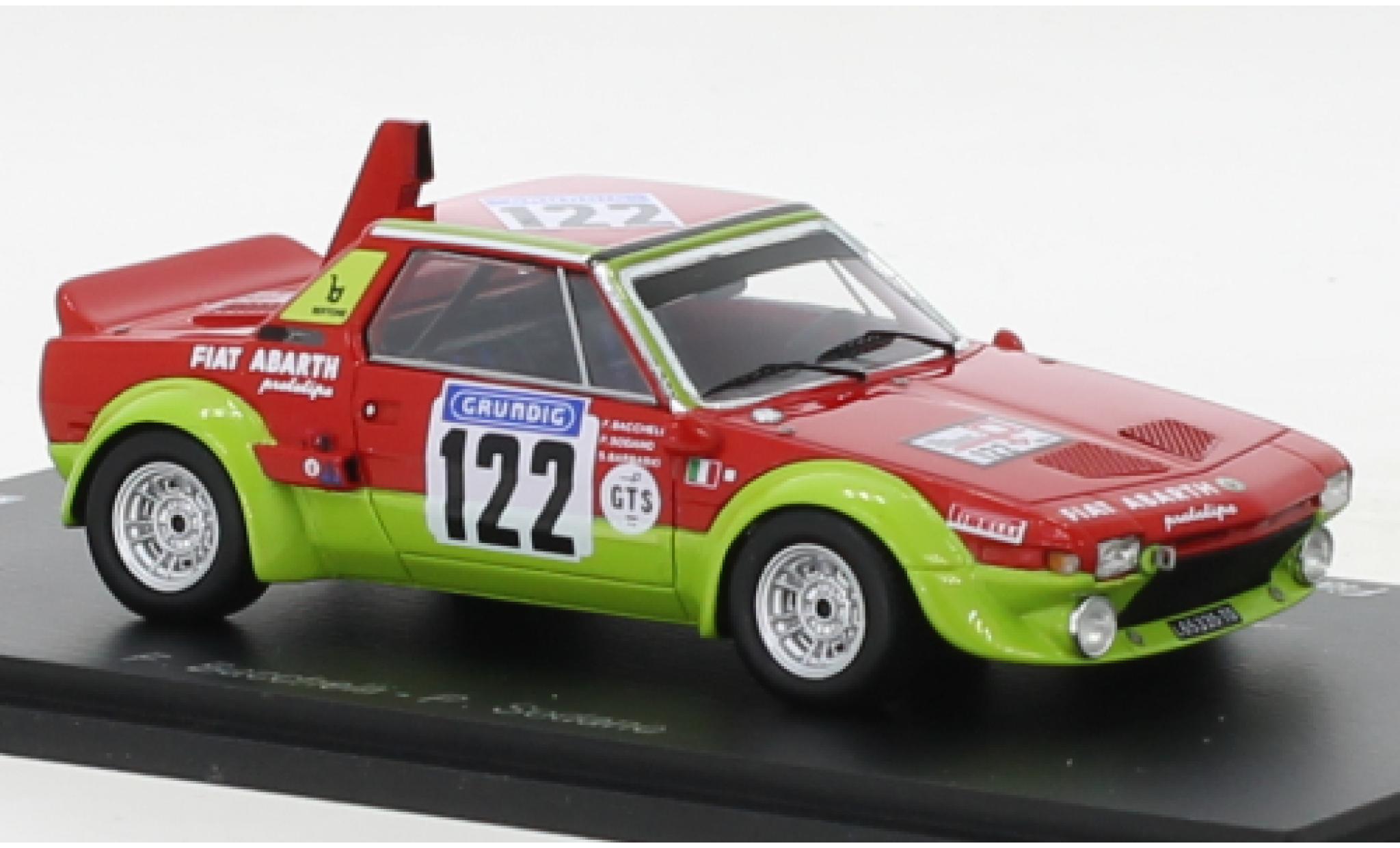 Fiat X 1/9 1/43 Spark Abarth No.122 Tour de France Automobile 1974 modelauto