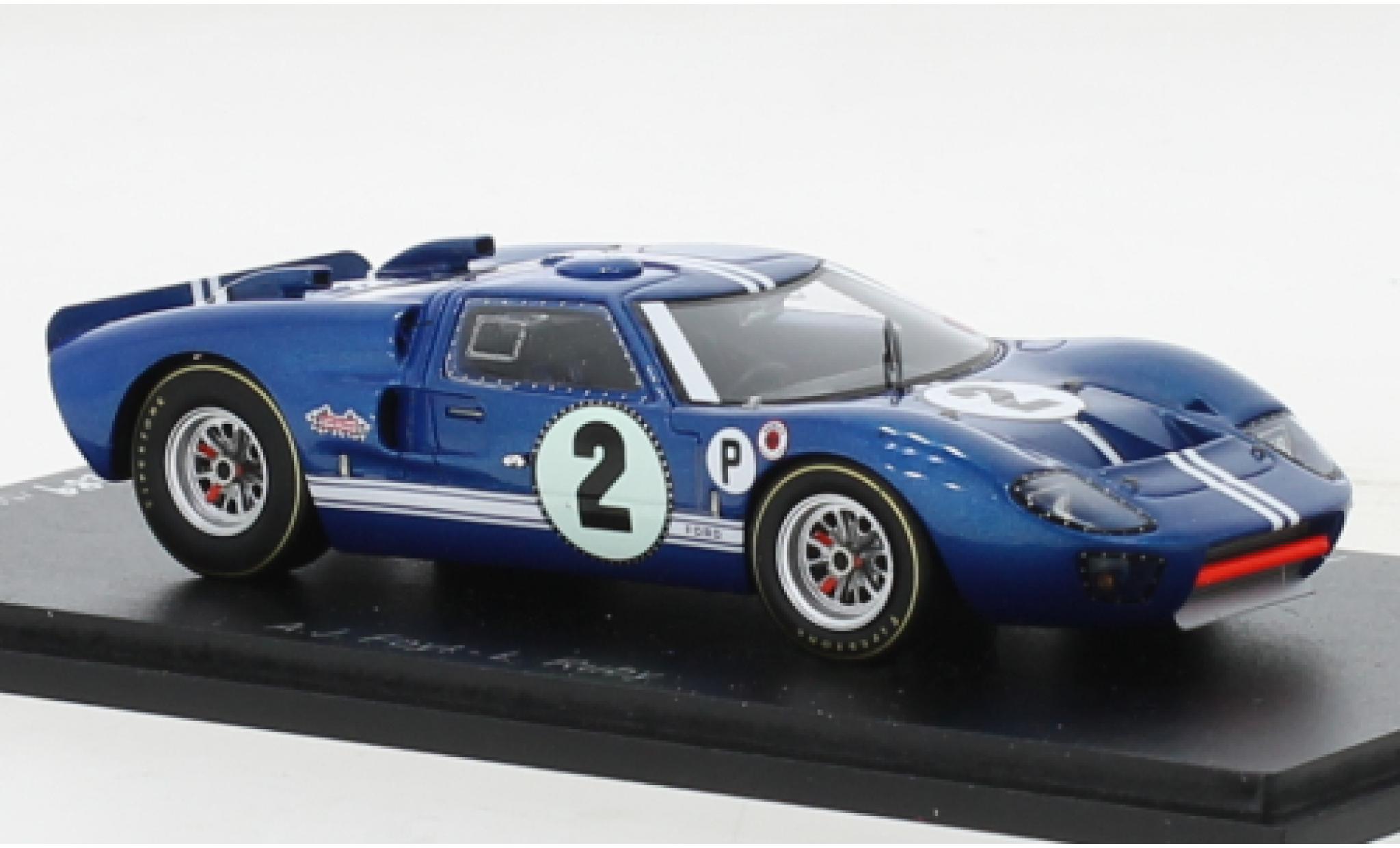 Ford GT40 1/43 Spark MK II RHD No.2 12h Sebring 1967 modelauto