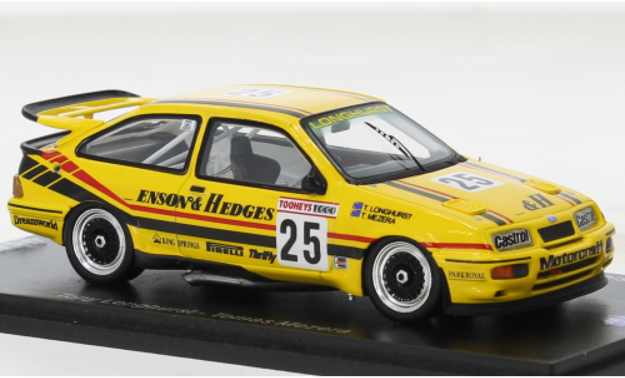 Ford Sierra 1/43 Spark RS 500 Cosworth RHD No.25 Benson & Hedges Bathurst 1000 1988 modelauto