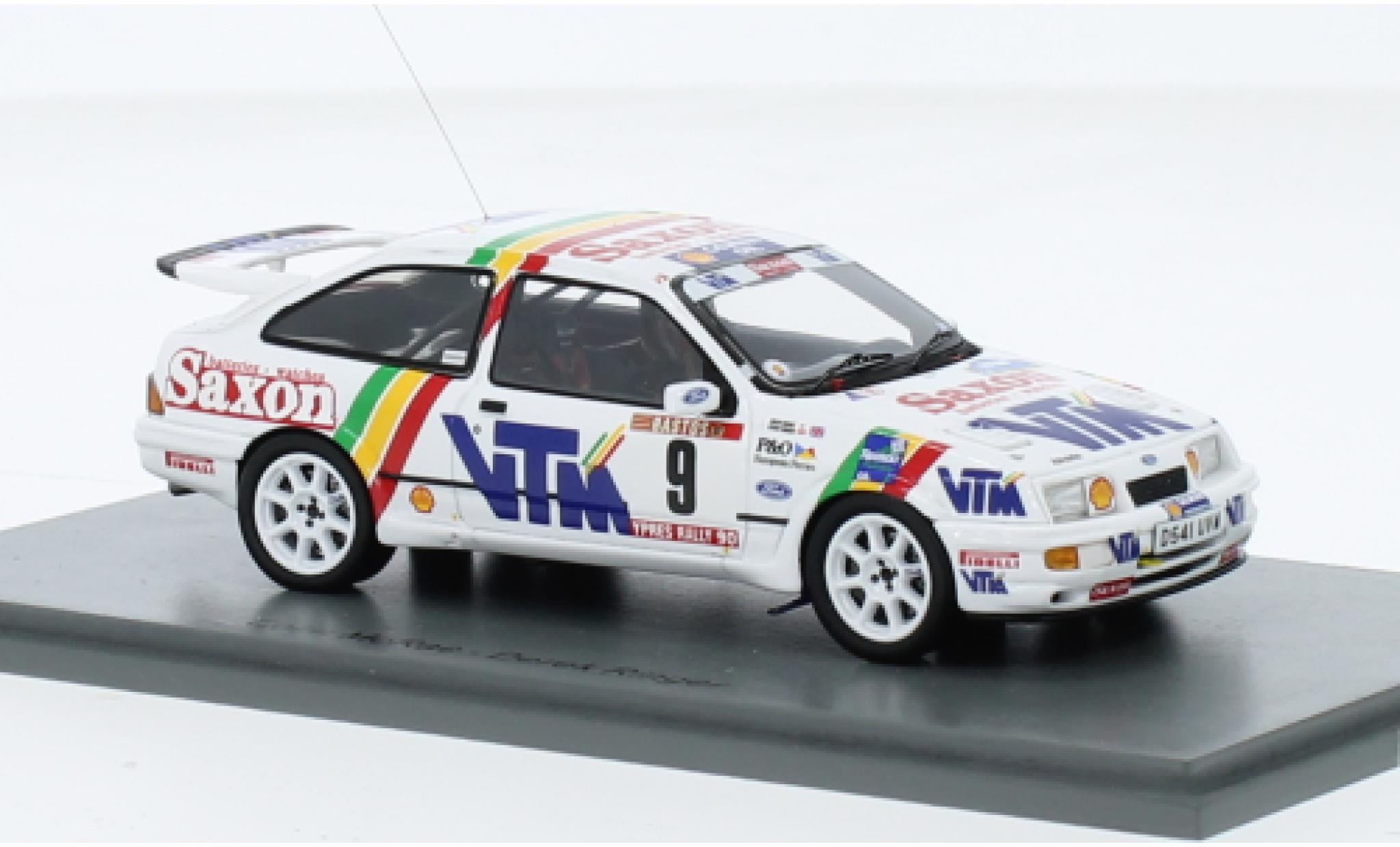 Ford Sierra 1/43 Spark RS Cosworth RHD No.9 Rallye Ypres 1990 modelauto