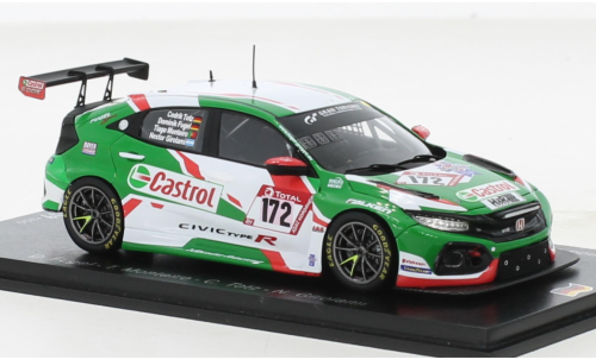 Honda Civic 1/43 Spark TCR No.172 Castrol Racing Castrol 24h N&uuml;rburgring 2021 modelauto