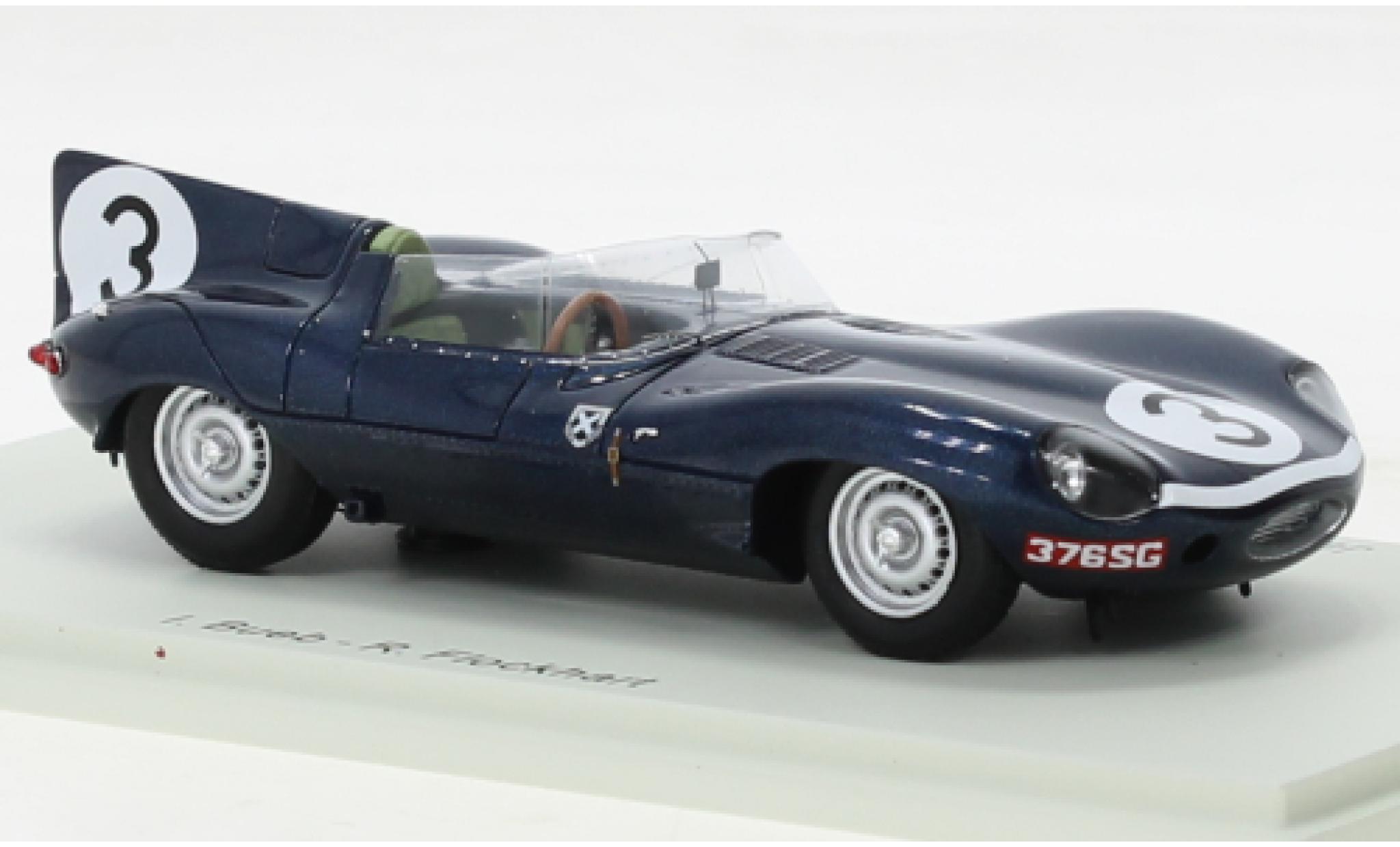 Jaguar D-Type 1/43 Spark RHD No.3 24h Le Mans 1957 modelauto