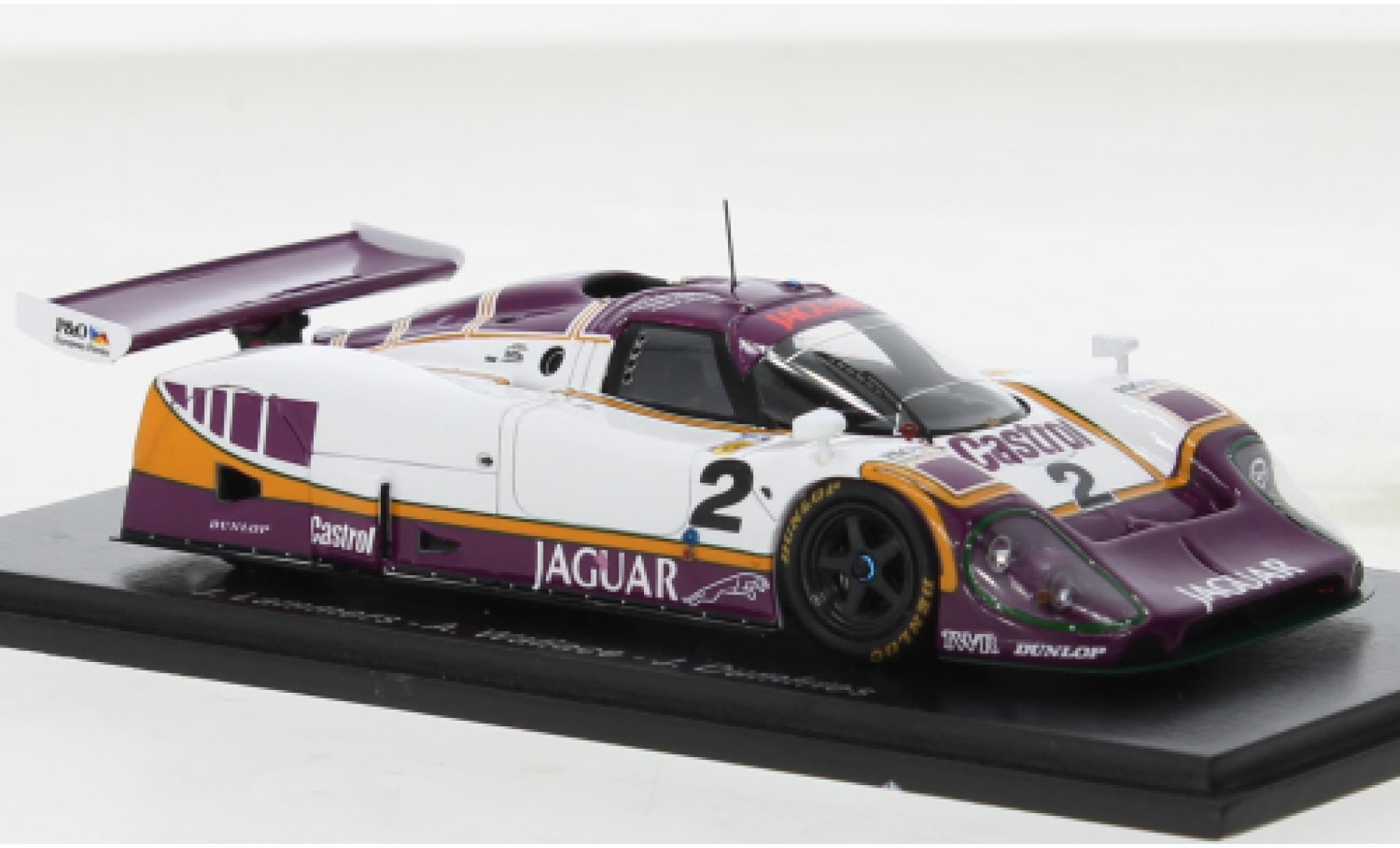 Jaguar XJ 1/43 Spark R-9 No.2 Tom Walkinshaw Racing Silk Coup&eacute; 24h Le Mans 1988 modelauto