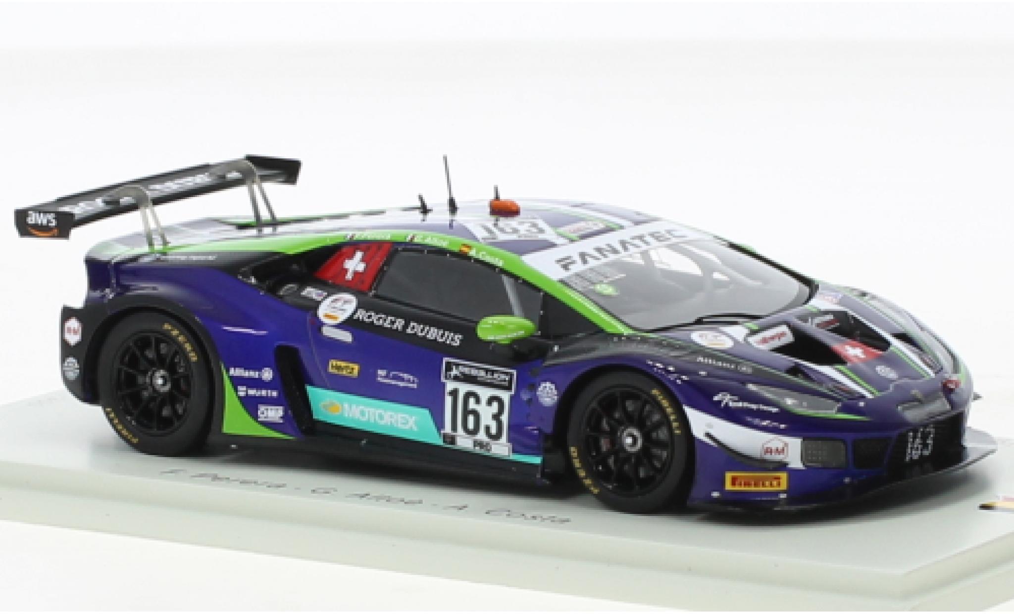 Lamborghini Huracan 1/43 Spark GT3 Evo No.163 Emil Frey Racing 24h Spa 2021 modelauto
