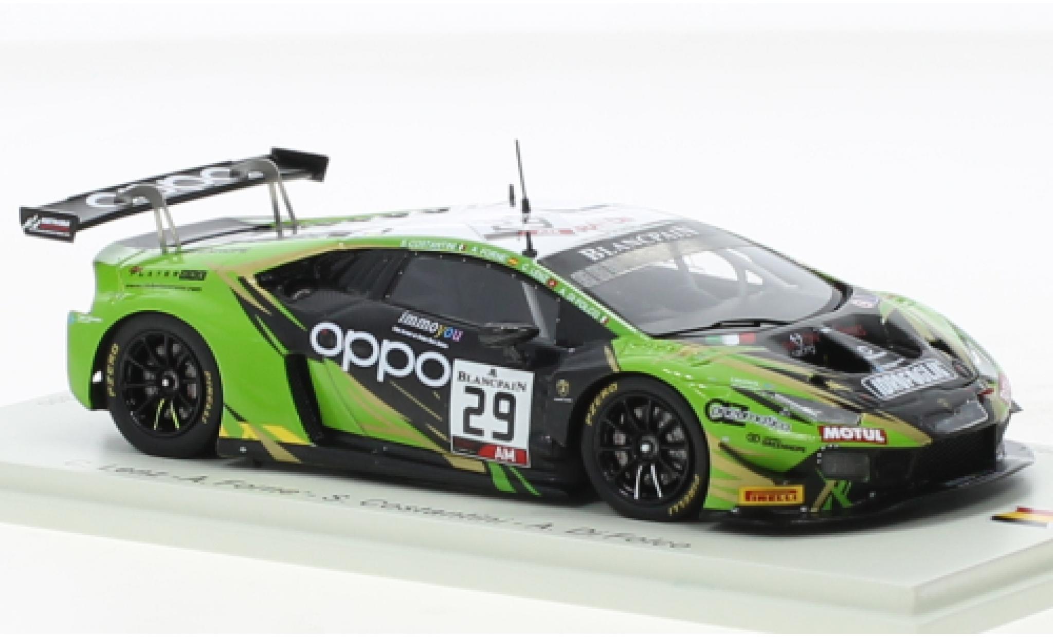Lamborghini Huracan 1/43 Spark GT3 Evo No.29 Raton Racing by Target 24h Spa 2019 modelauto