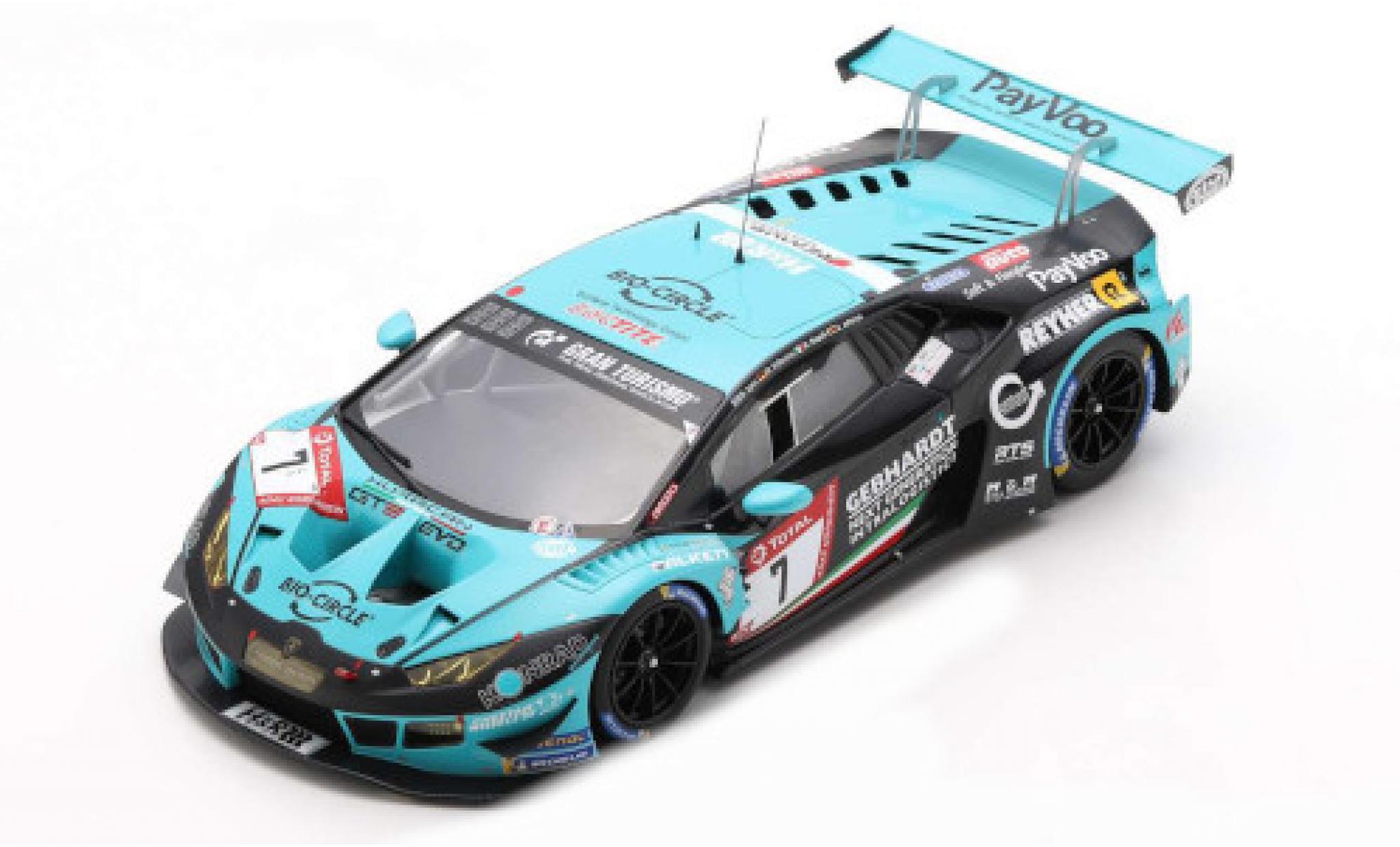 Lamborghini Huracan 1/18 Spark GT3 Evo No.7 Konrad Motorsport 24h N&uuml;rburgring 2019 modelauto