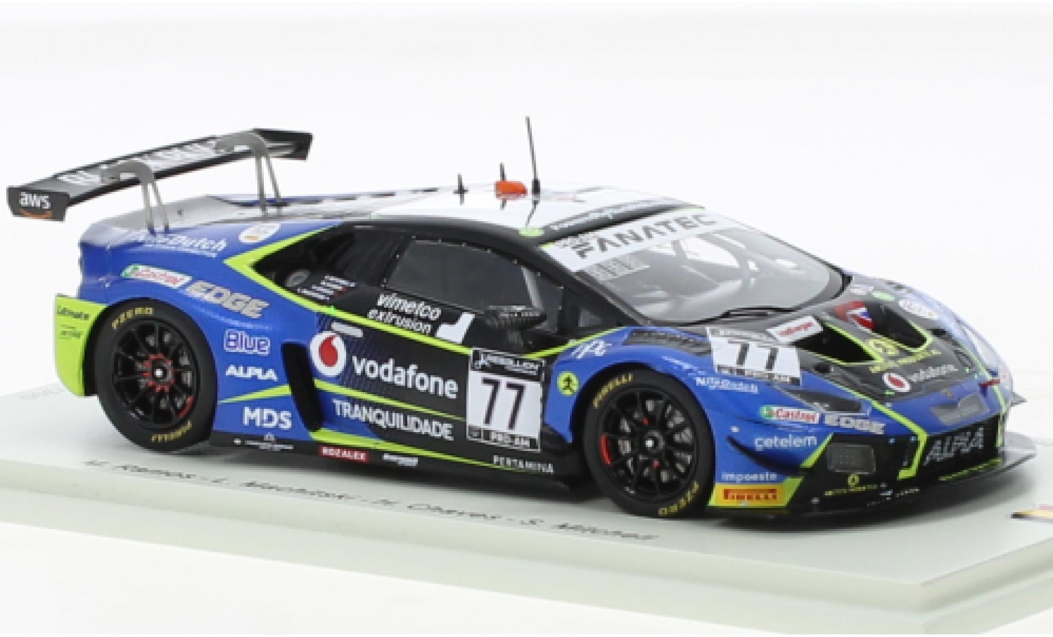 Lamborghini Huracan 1/43 Spark GT3 Evo No.77 Barwell Motorsport 24h Spa 2021 modelauto