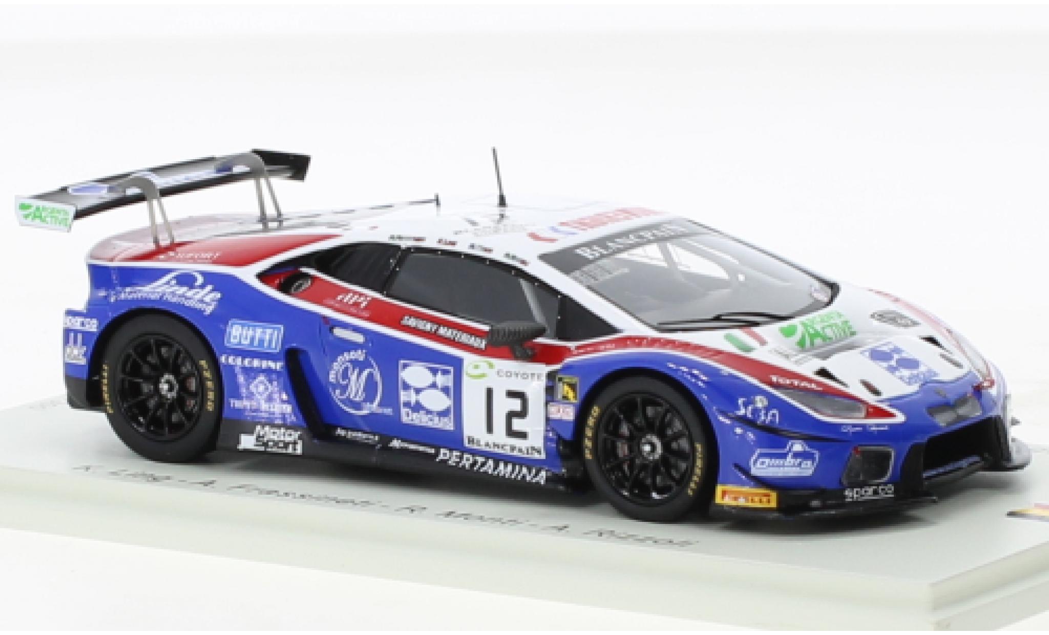 Lamborghini Huracan 1/43 Spark GT3 No.12 Ombra Racing 24h Spa 2018 modelauto