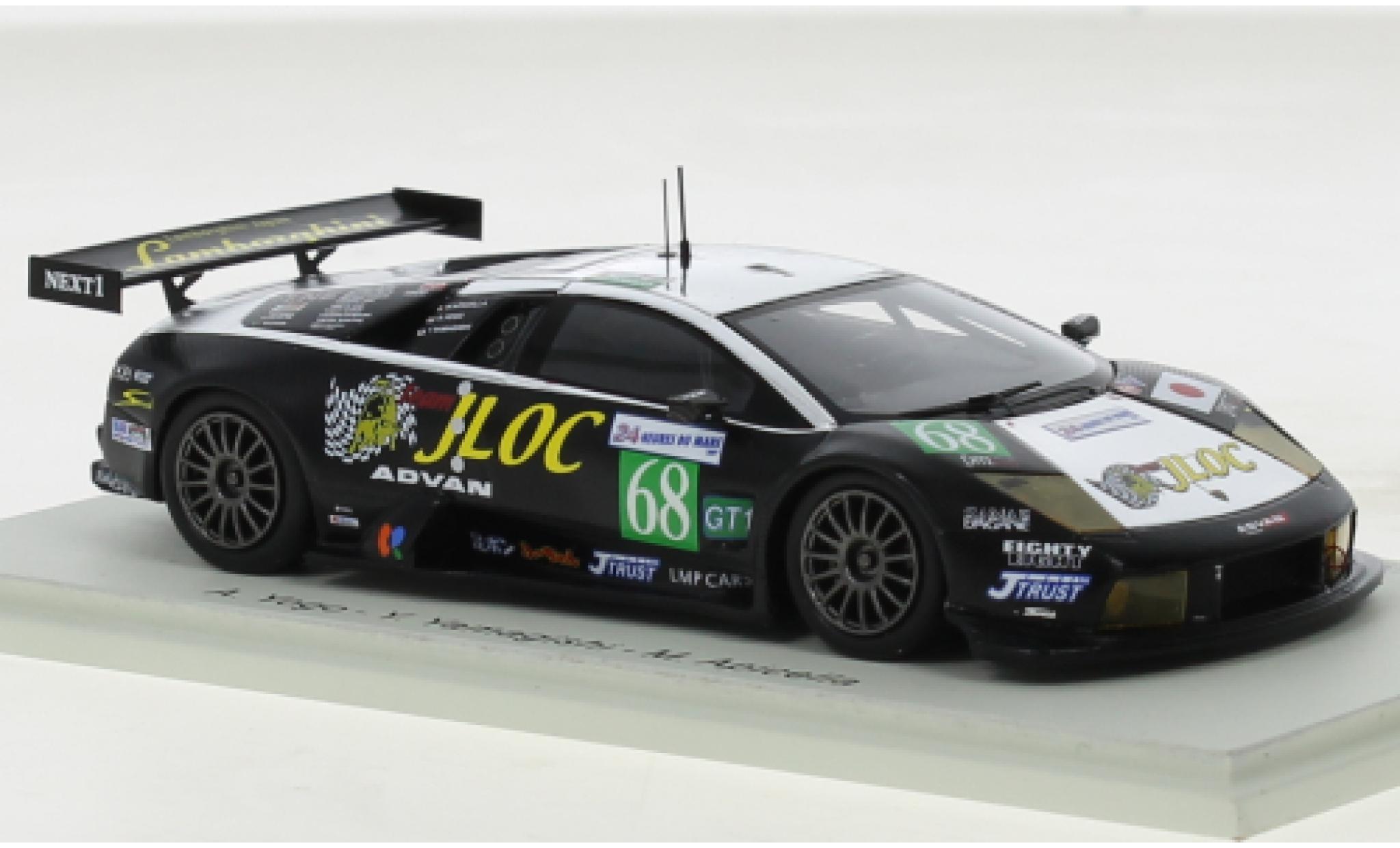 Lamborghini Murcielago 1/43 Spark R-GT LM No.68 JLOC 24h Le Mans 2009 modelauto