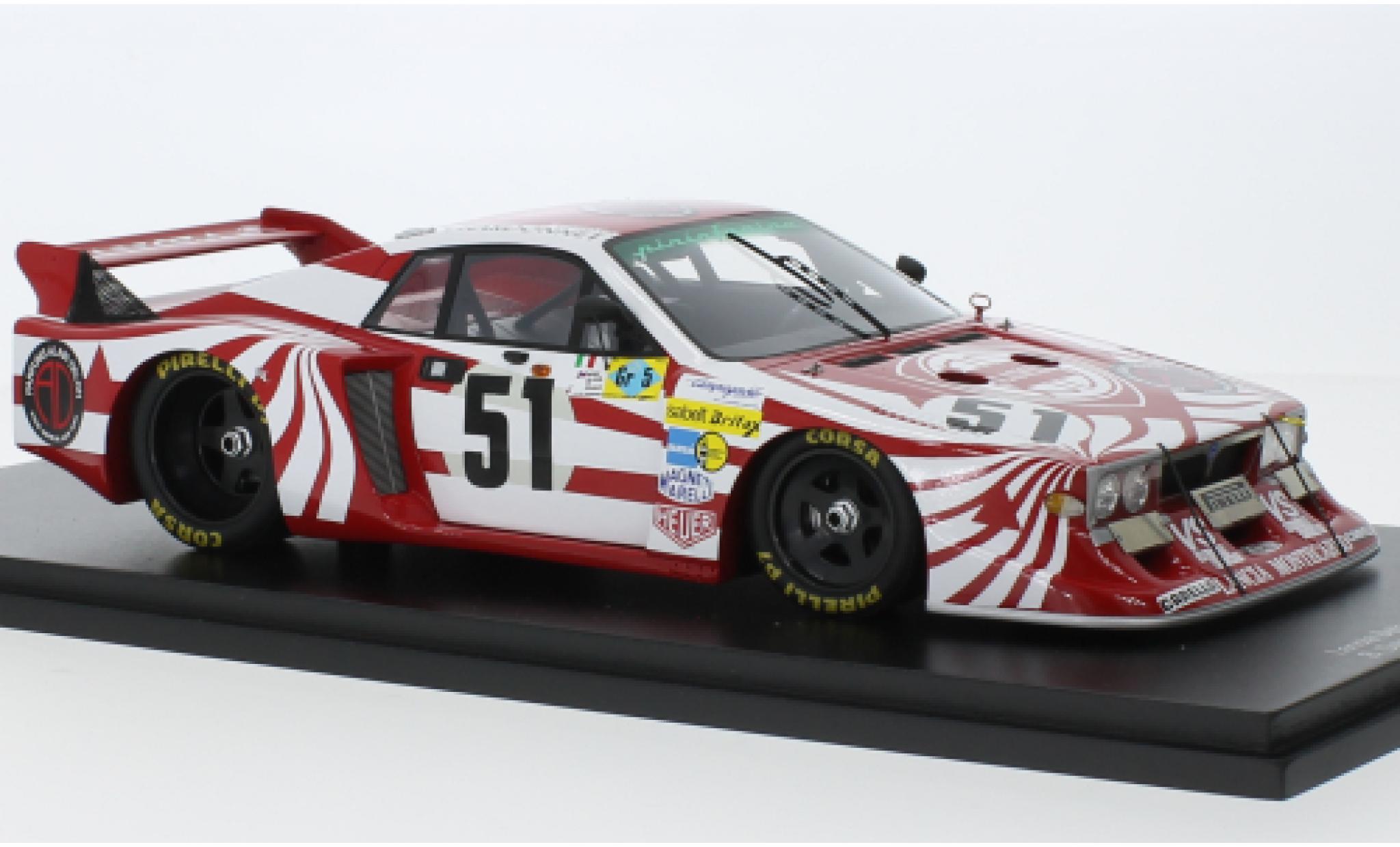 Lancia Beta 1/18 Spark Montecarlo Gr.5 No.51 24h Le Mans 1980 modelauto