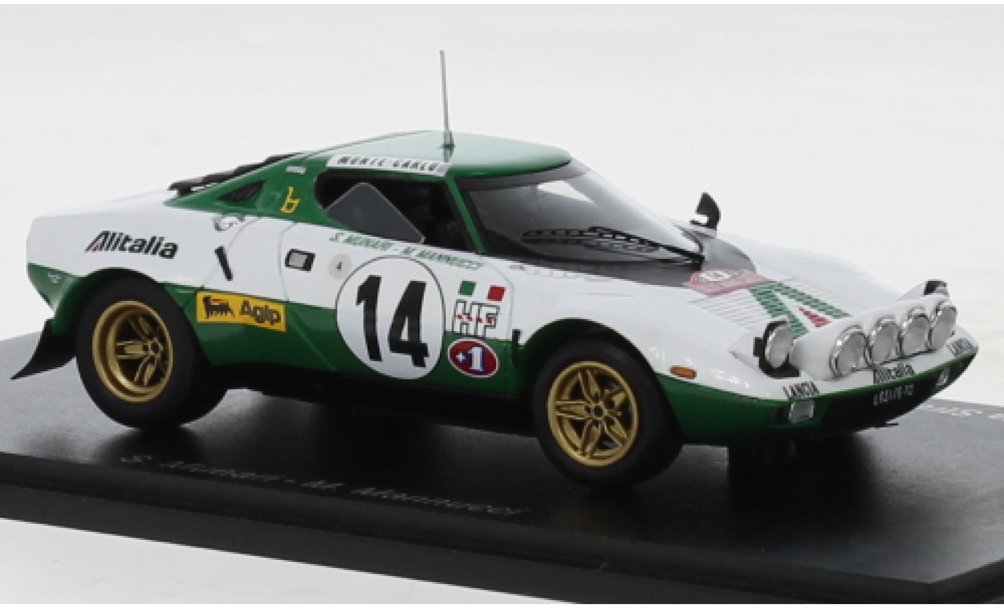 Lancia Stratos 1/43 Spark HF No.14 Rallye WM Rallye Monte Carlo 1975 modelauto