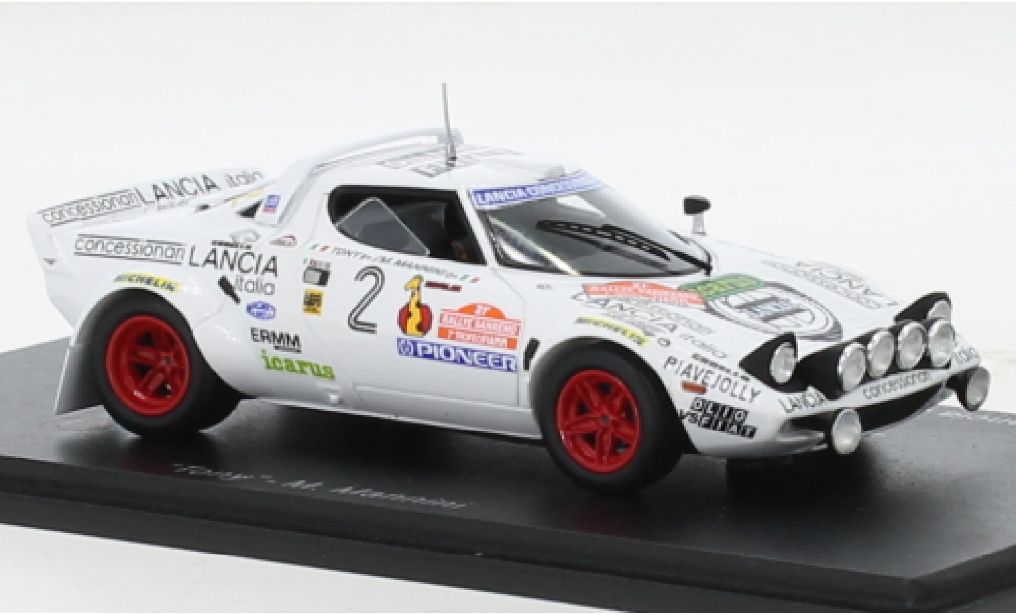 Lancia Stratos 1/43 Spark HF No.2 Rallye WM Rallye San Remo 1979 modelauto