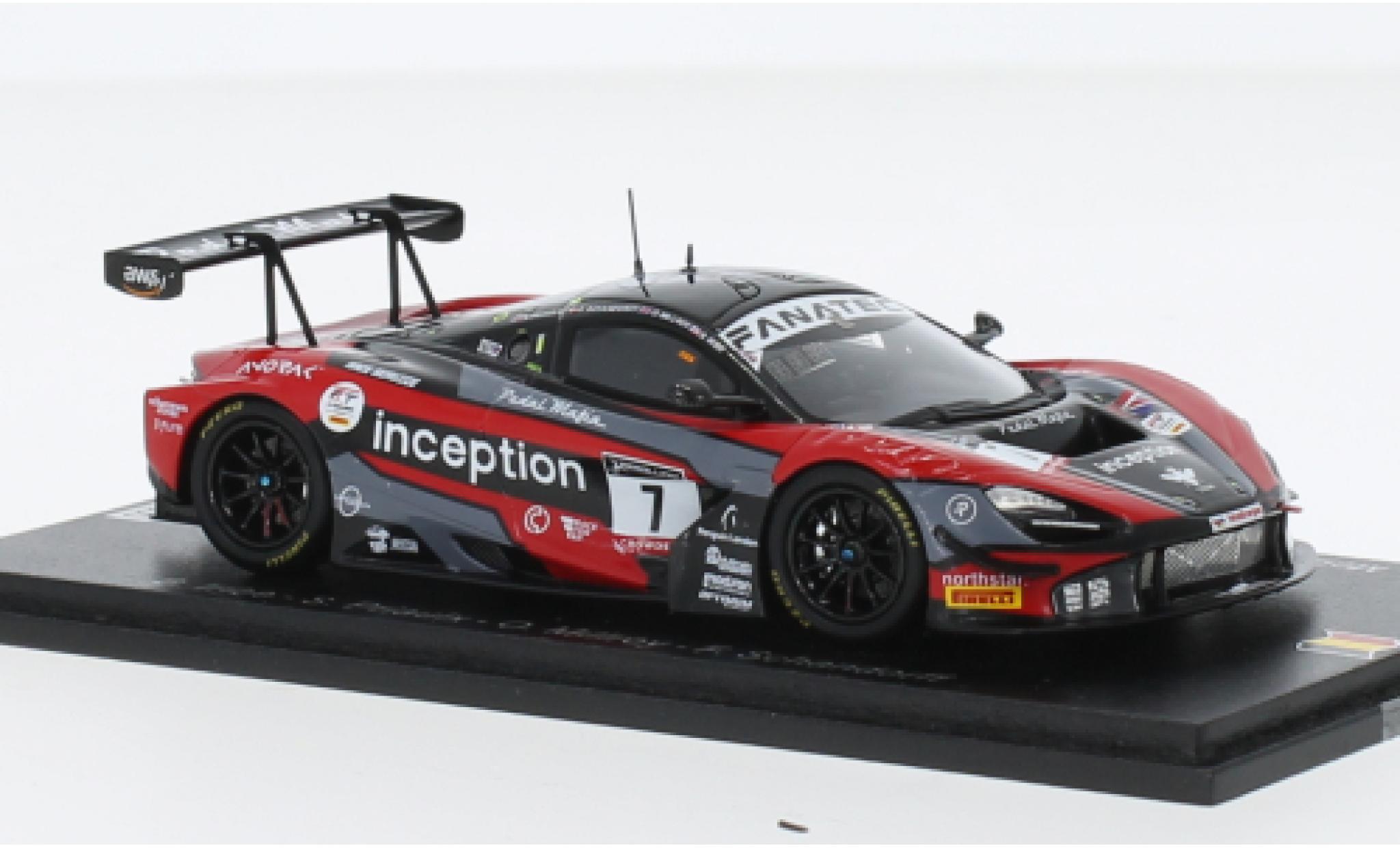 McLaren 720 1/43 Spark S GT3 No.7 Inception Racing 24h Spa 2022 modelauto