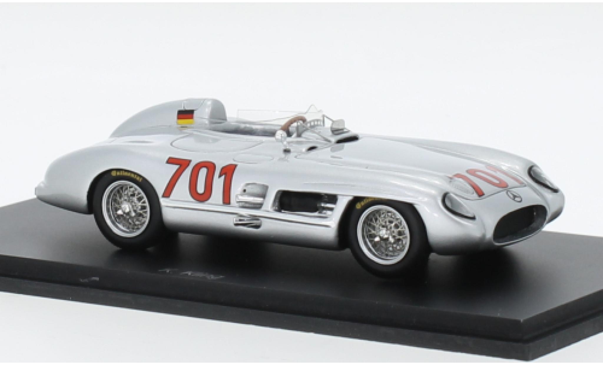 Mercedes 300 1/43 Spark SLR No.701 Mille Miglia 1955 modelauto