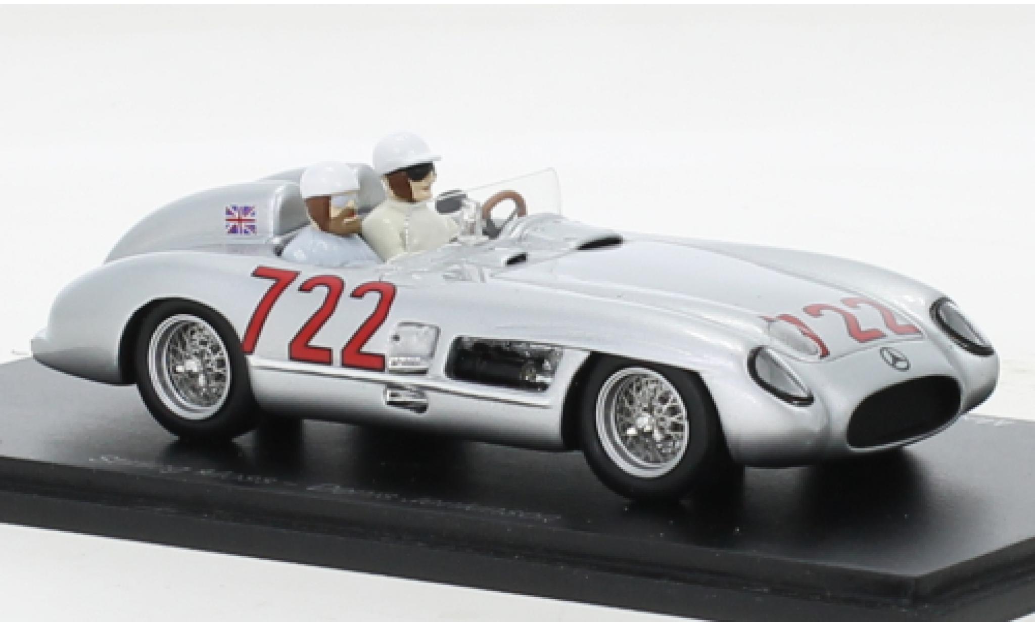 Mercedes 300 1/43 Spark SLR No.722 Mille Miglia 1955 modelauto