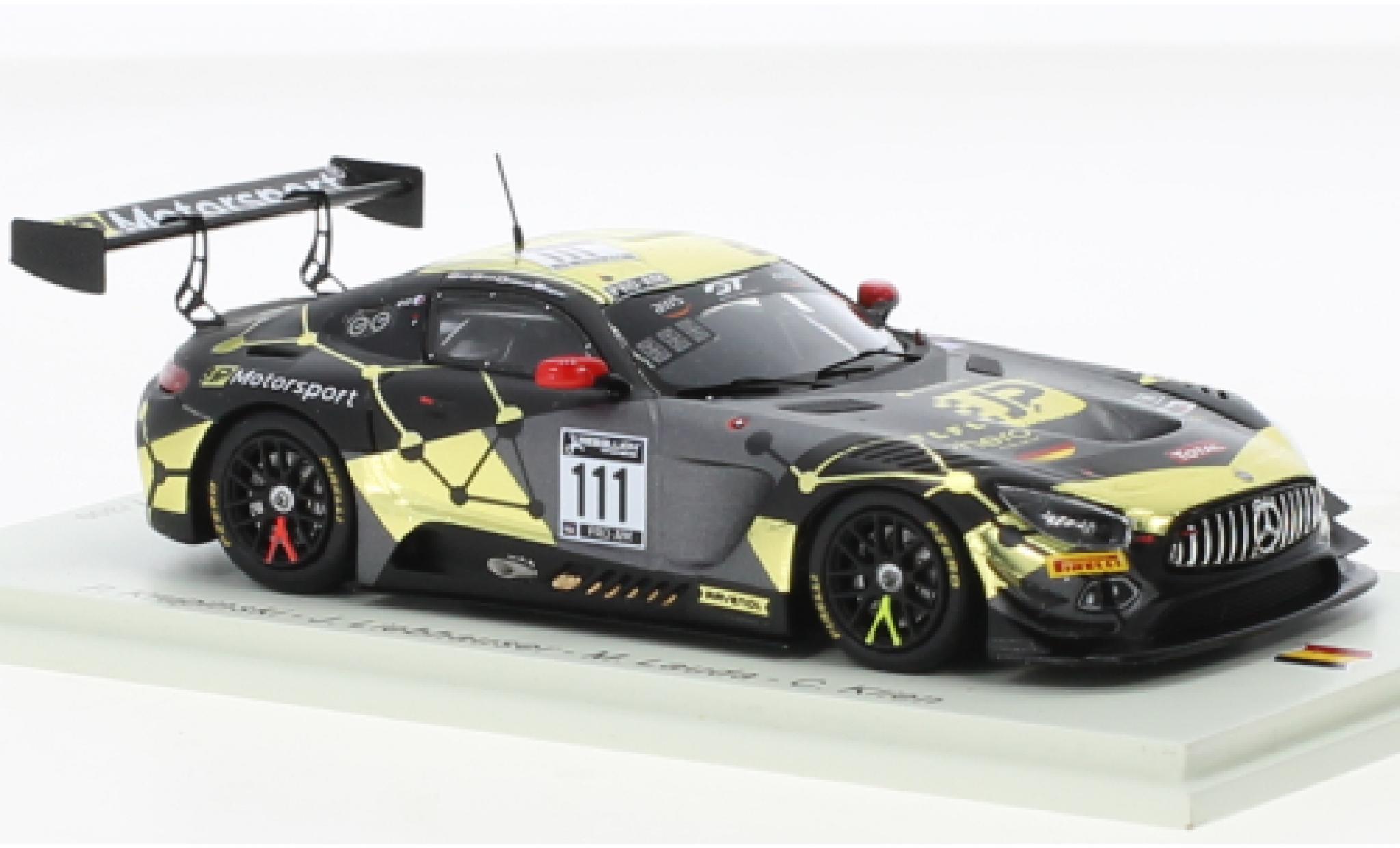 Mercedes AMG GT 1/43 Spark 3 No.111 JP Motorsport 24h Spa 2020 modelauto