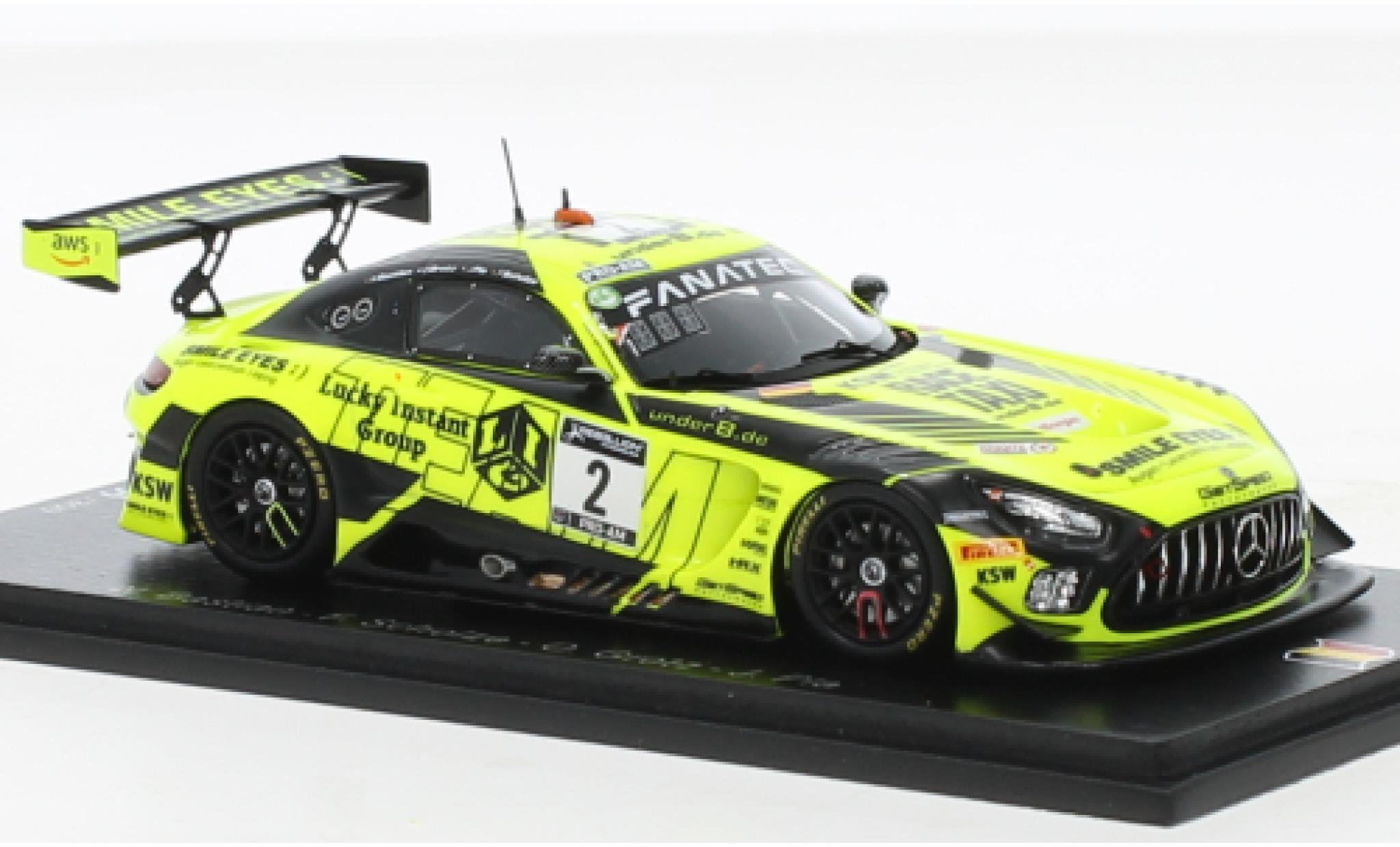 Mercedes AMG GT 1/43 Spark 3 No.2 GetSpeed Performance 24h Spa 2021 modelauto
