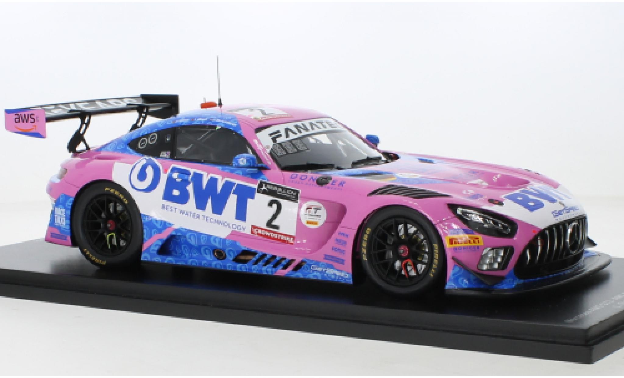 Mercedes AMG GT 1/43 Spark 3 No.2 Team GetSpeed BWT 24h Spa 2022 modelauto