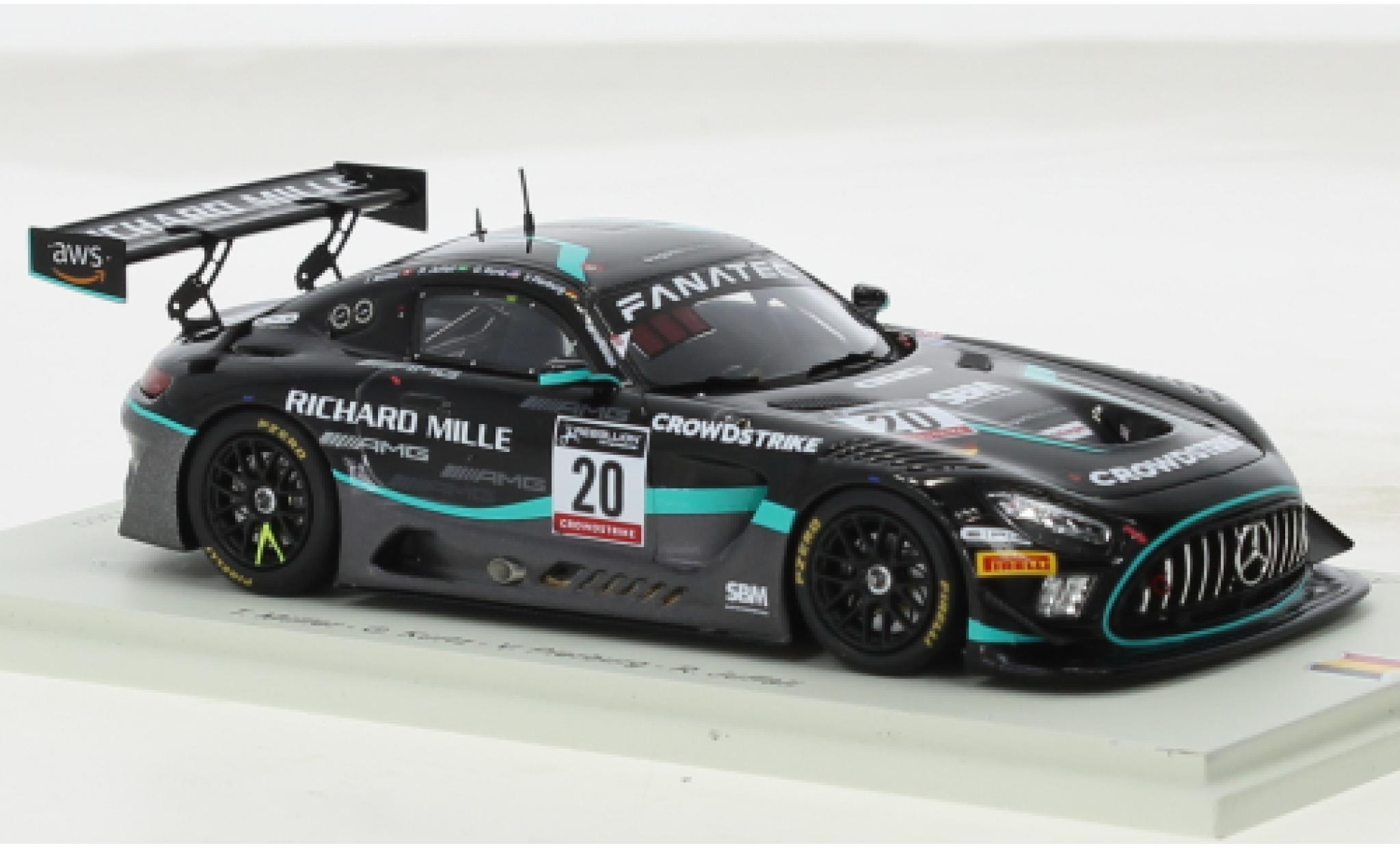 Mercedes AMG GT 1/43 Spark 3 No.20 SPS Automotive Performance 24h Spa 2022 modelauto