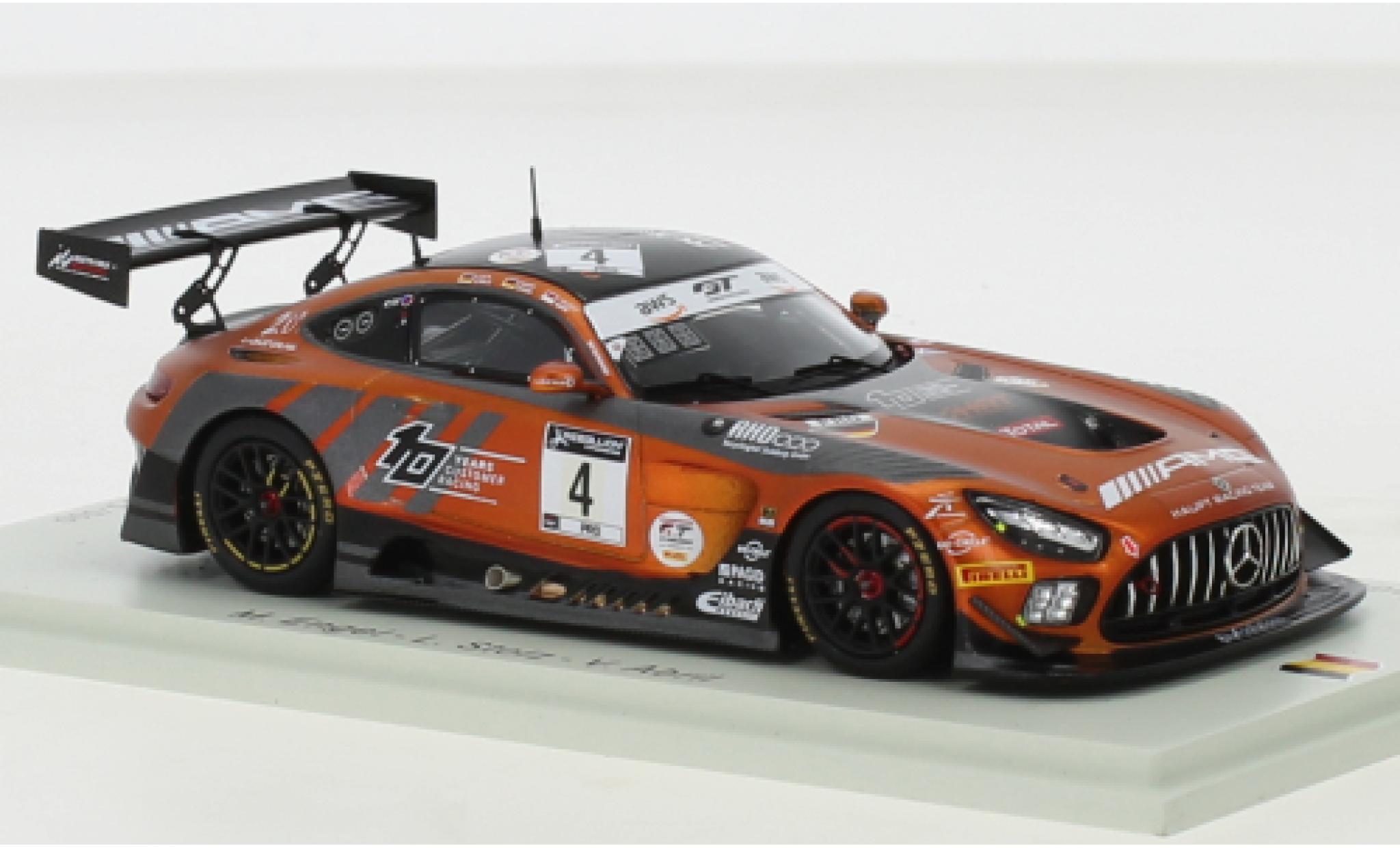 Mercedes AMG GT 1/43 Spark 3 No.4 AMG Team HRT 24h Spa 2020 modelauto