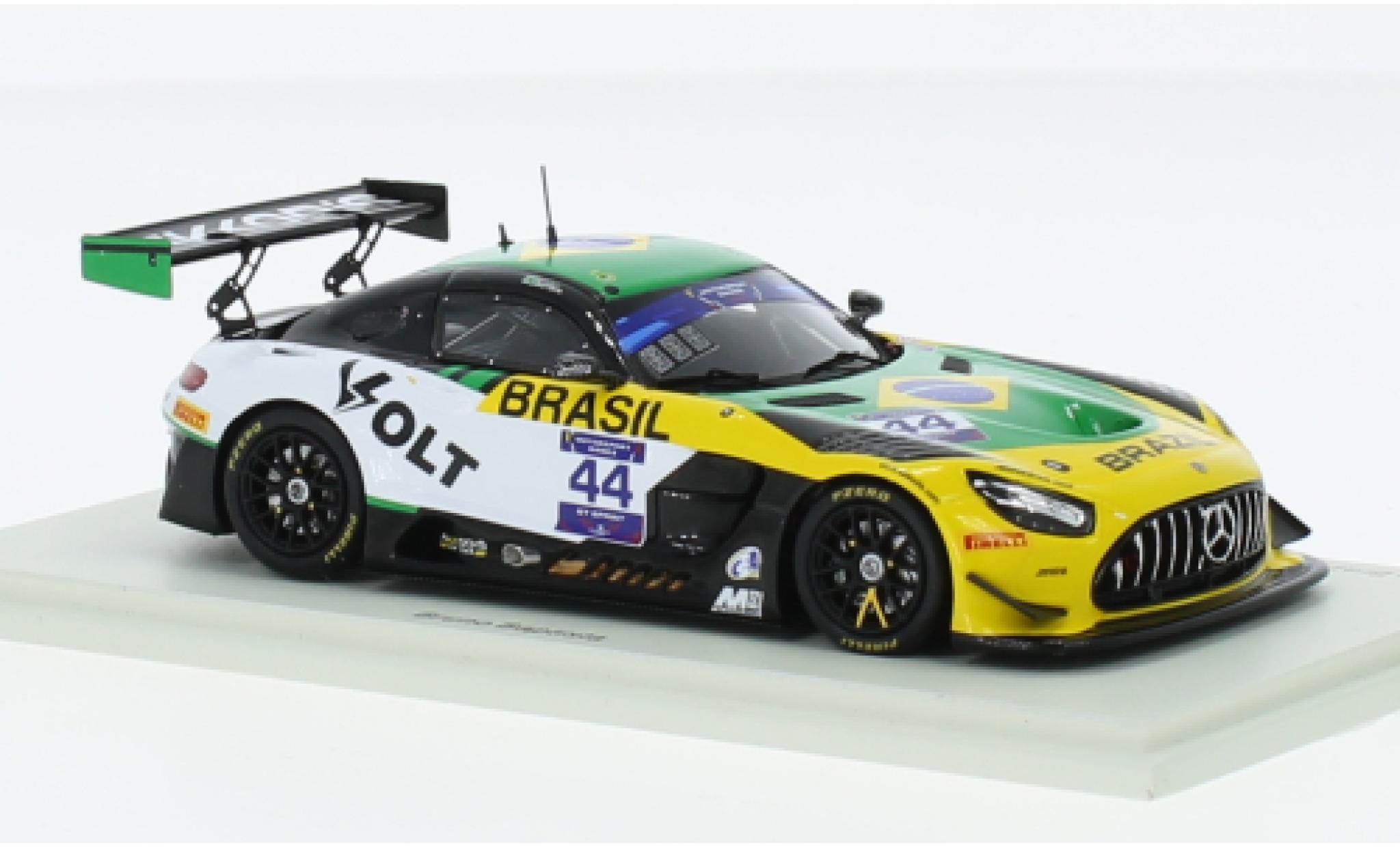 Mercedes AMG GT 1/43 Spark 3 No.44 Team Brazil FIA Motorsport Games GT Sprint Cup Paul Ricard 2022 modelauto