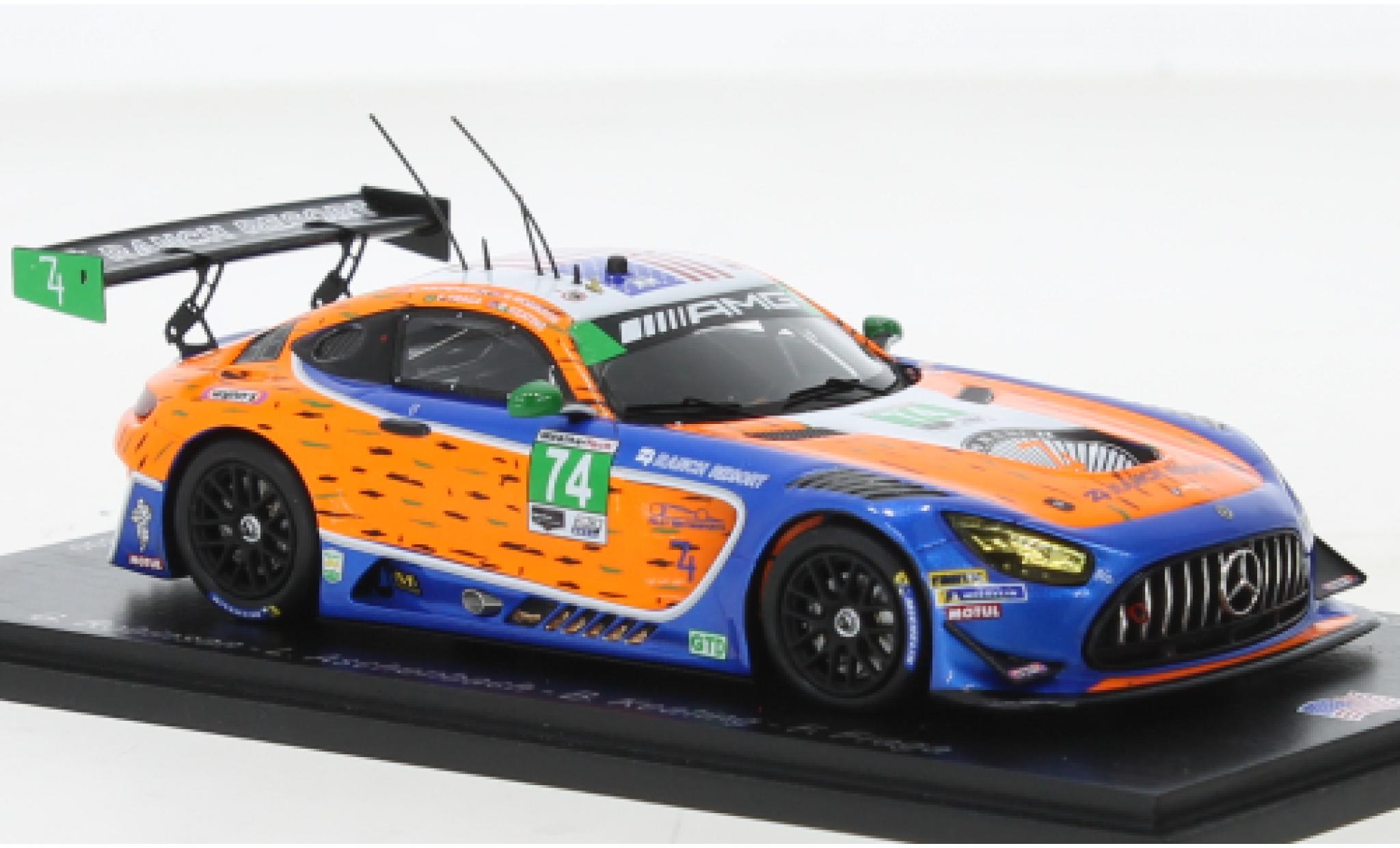 Mercedes AMG GT 1/43 Spark 3 No.74 Riley Motorsports IMSA 24h Daytona 2020 modelauto