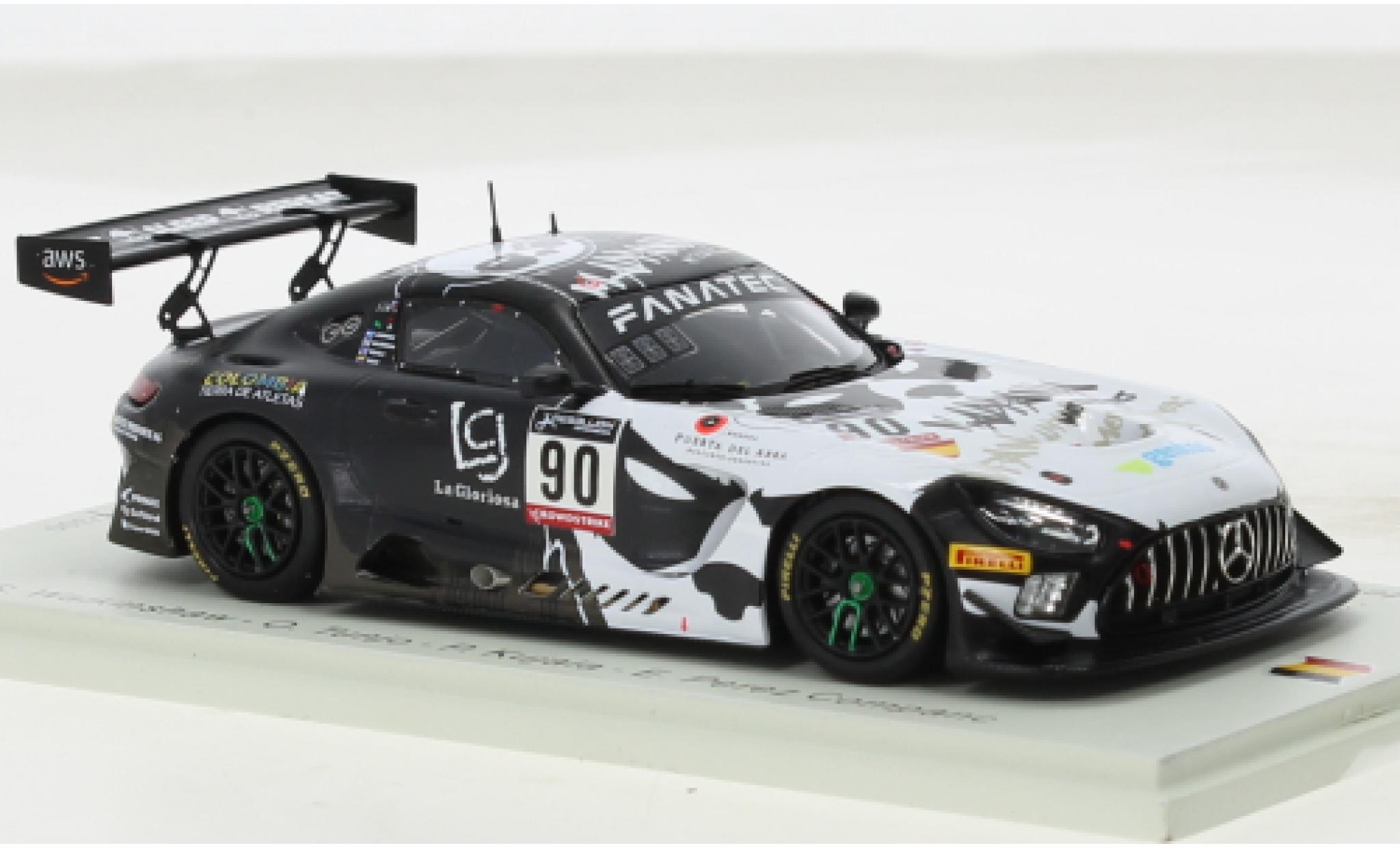 Mercedes AMG GT 1/43 Spark 3 No.90 Madpanda Motorsport 24h Spa 2022 modelauto