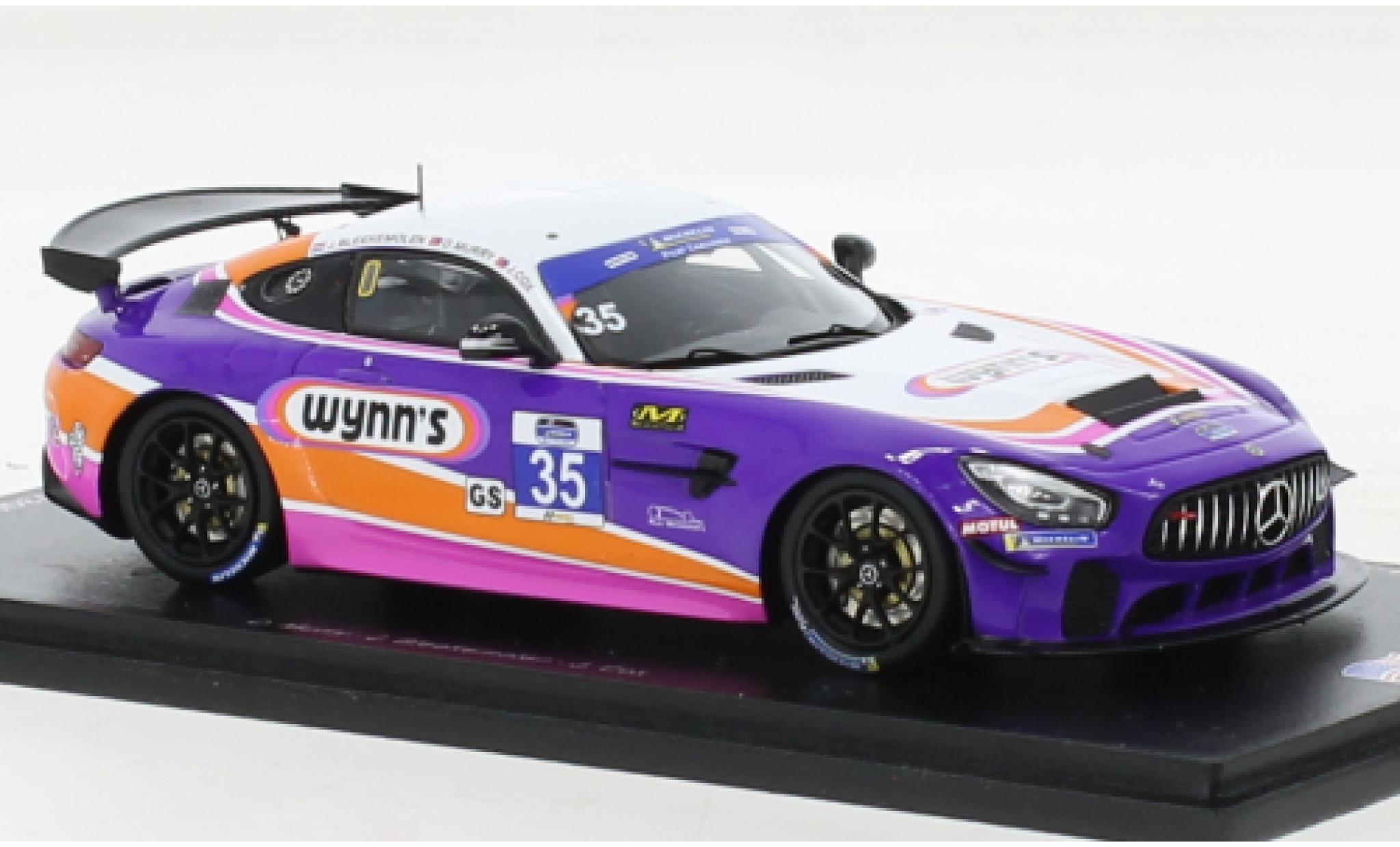 Mercedes AMG GT 1/43 Spark 4 No.35 -AMG Team Riley Motorsports IMSA Watkins Glen 2019 modelauto