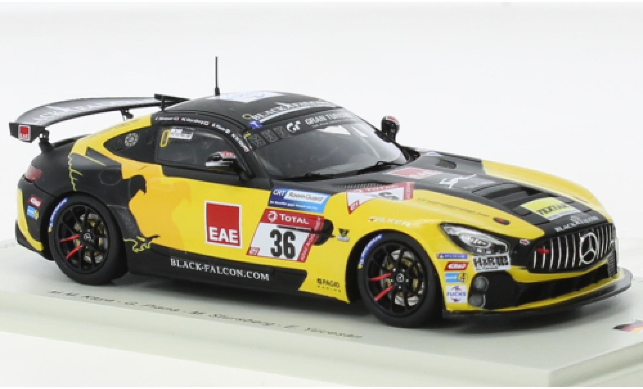 Mercedes AMG GT 1/43 Spark 4 No.36 Black Falcon Team TEXTAR 24h N&uuml;rburgring 2021 modelauto