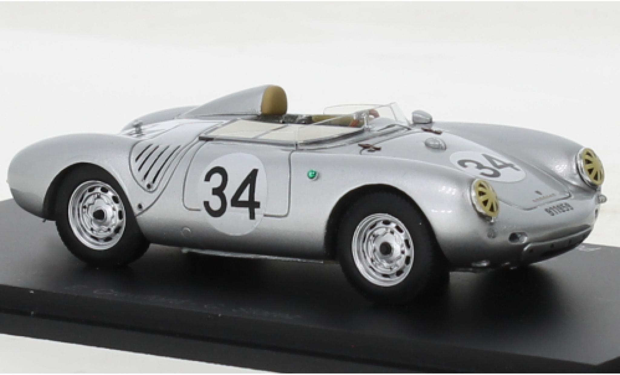 Porsche 550 1/43 Spark A No.34 24h Le Mans 1957 modelauto