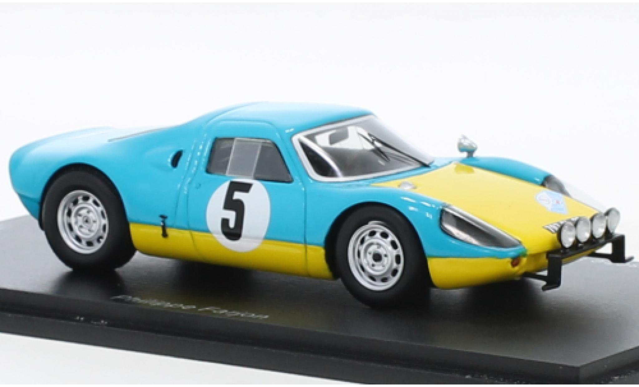 Porsche 904 1/43 Spark GTS No.5 Vainqueur Rallye d Elbeuf 1967 modelauto